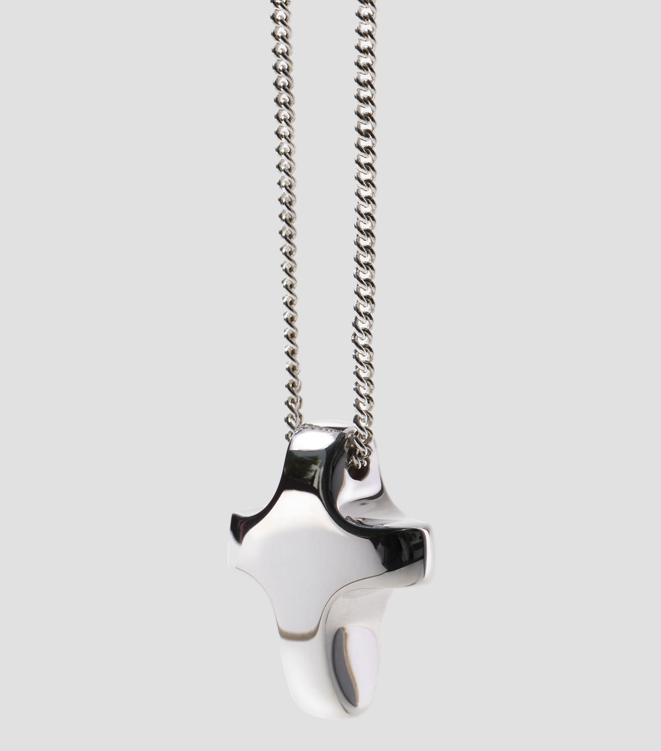 Dije en Plata Cruz Orbital Hombre