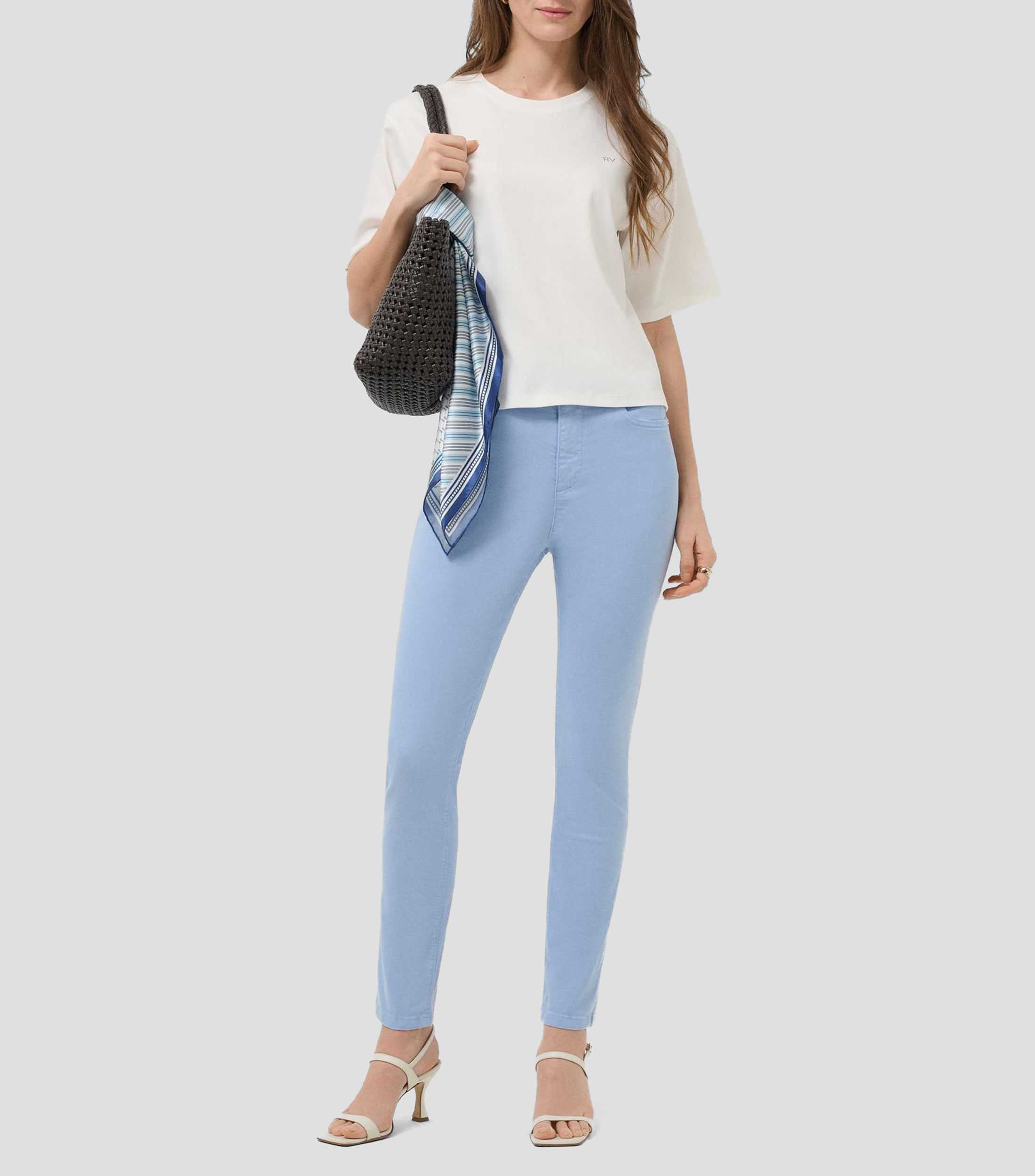Pantalón Pitillo liso Mujer