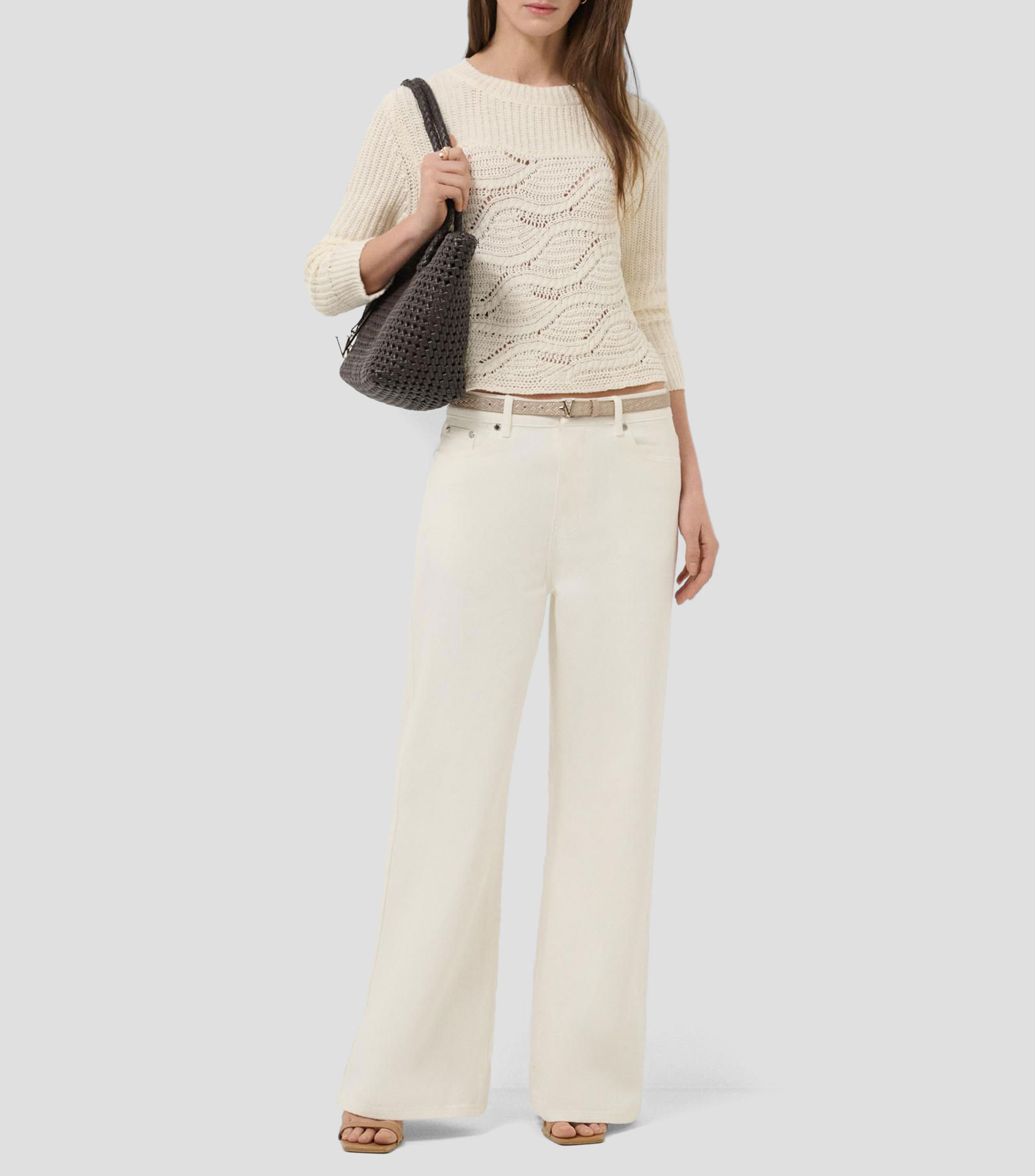 Suéter cuello redondo Mujer