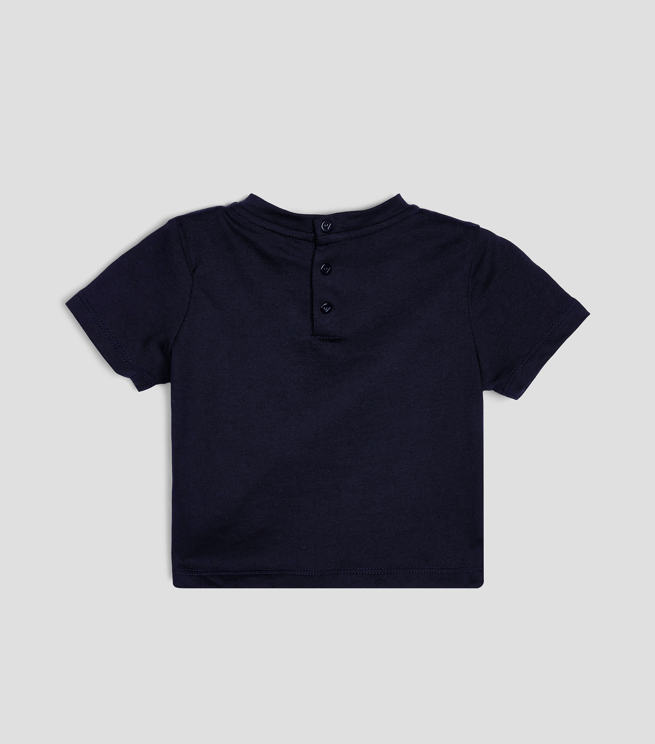 Playera cuello redondo manga corta estampada Bebé