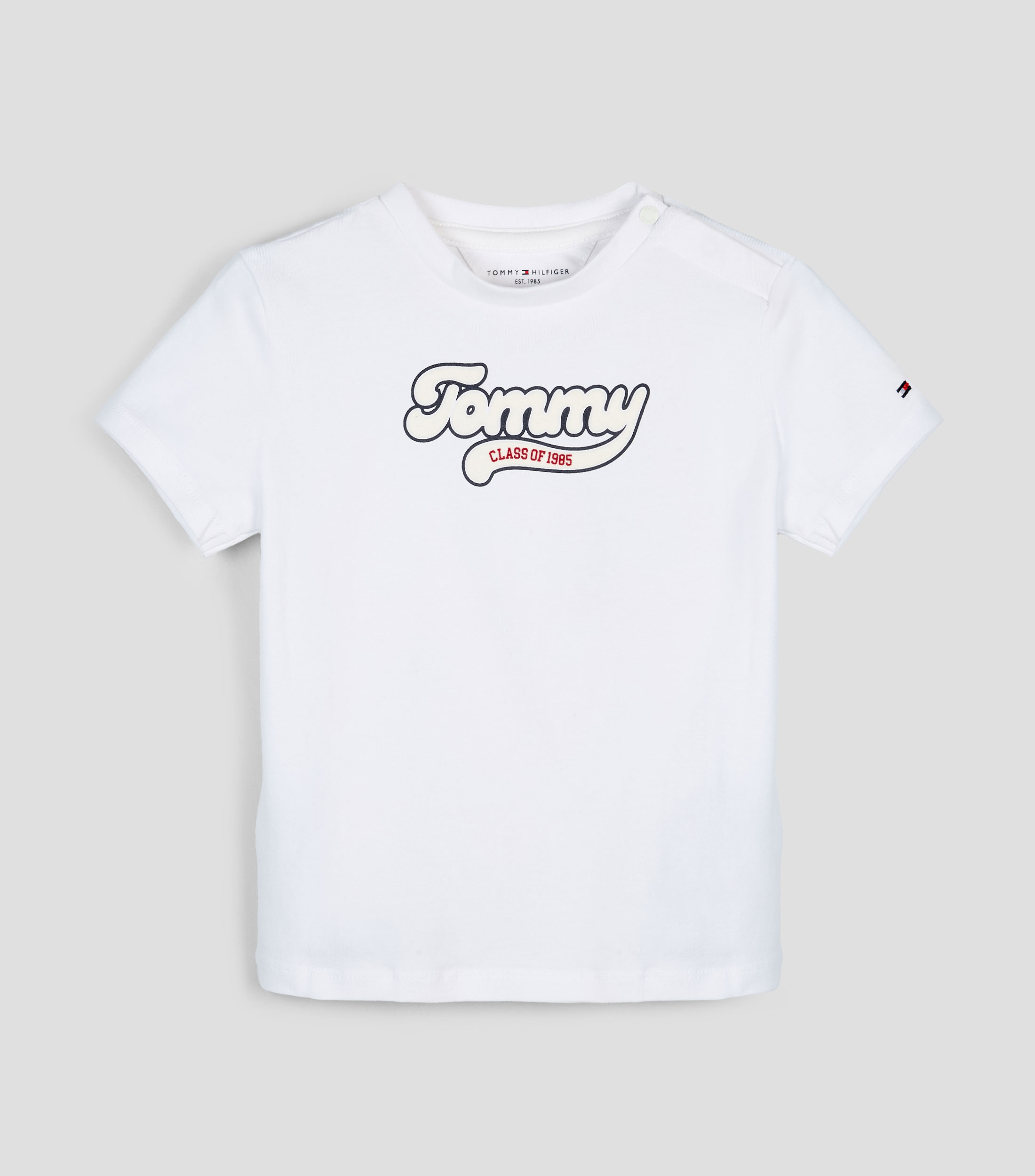 Playera de cuello redondo manga corta estampada Bebé