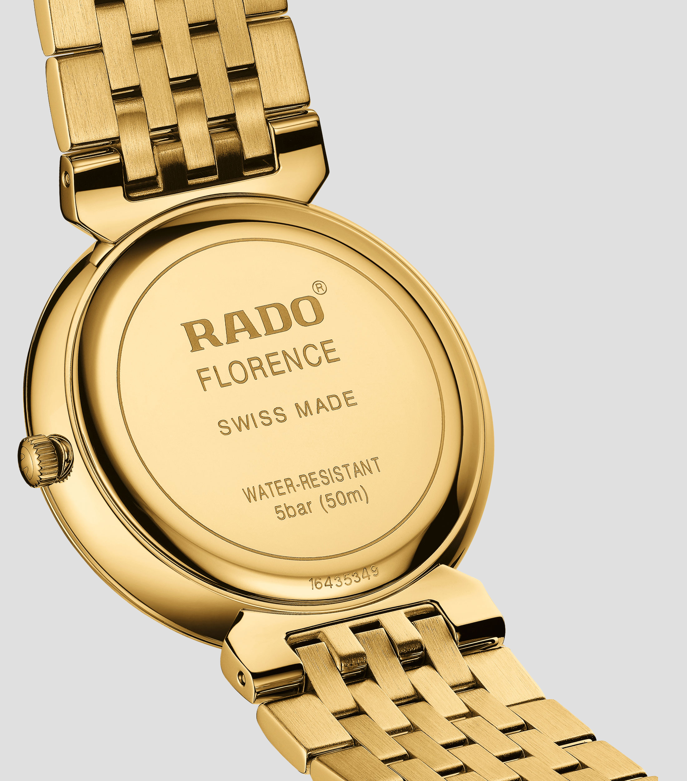 Reloj Unisex Cuarzo Florence Diamonds Classic Carátula Dorada