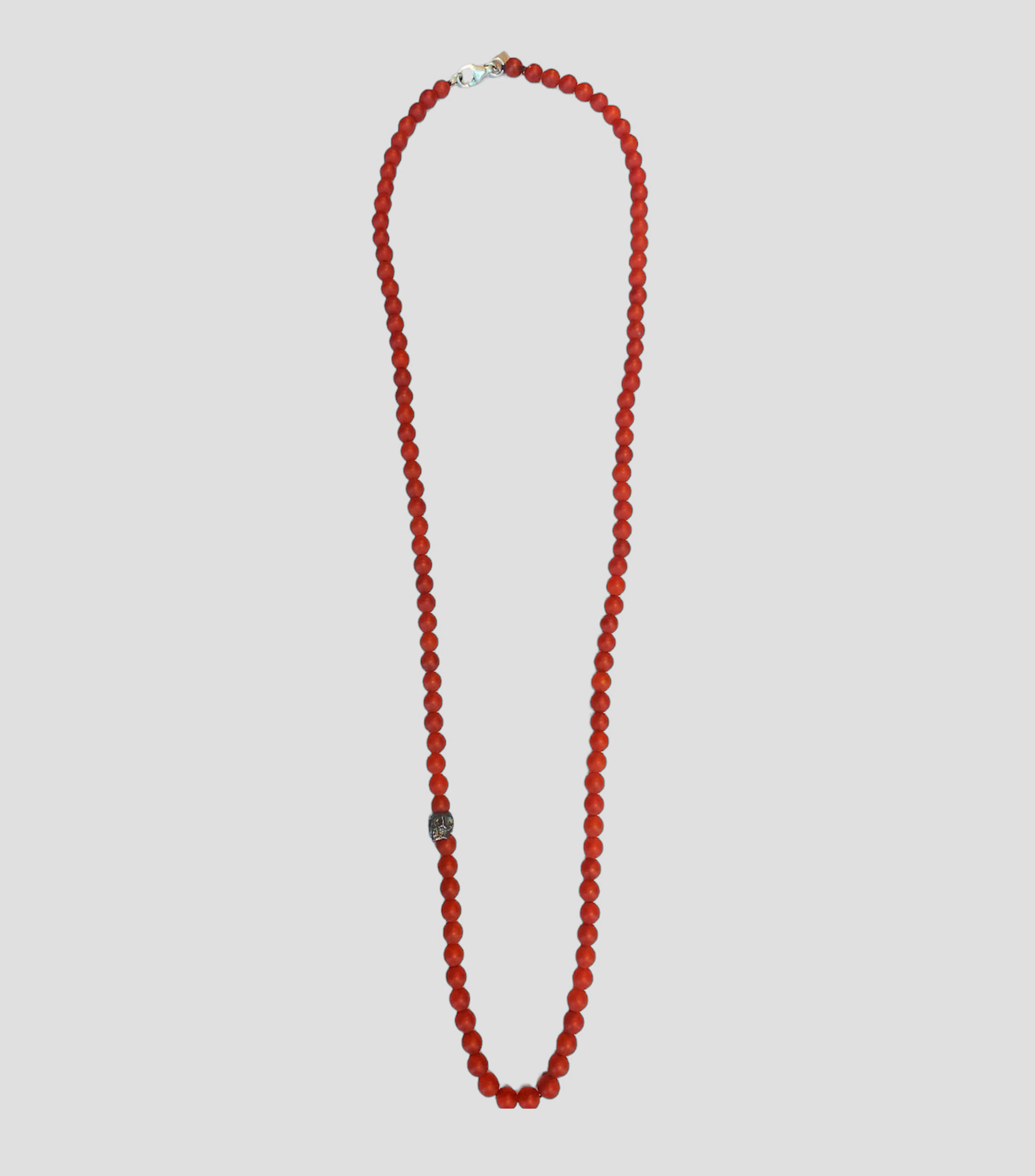 Collar en plata .925 con calavera Hombre