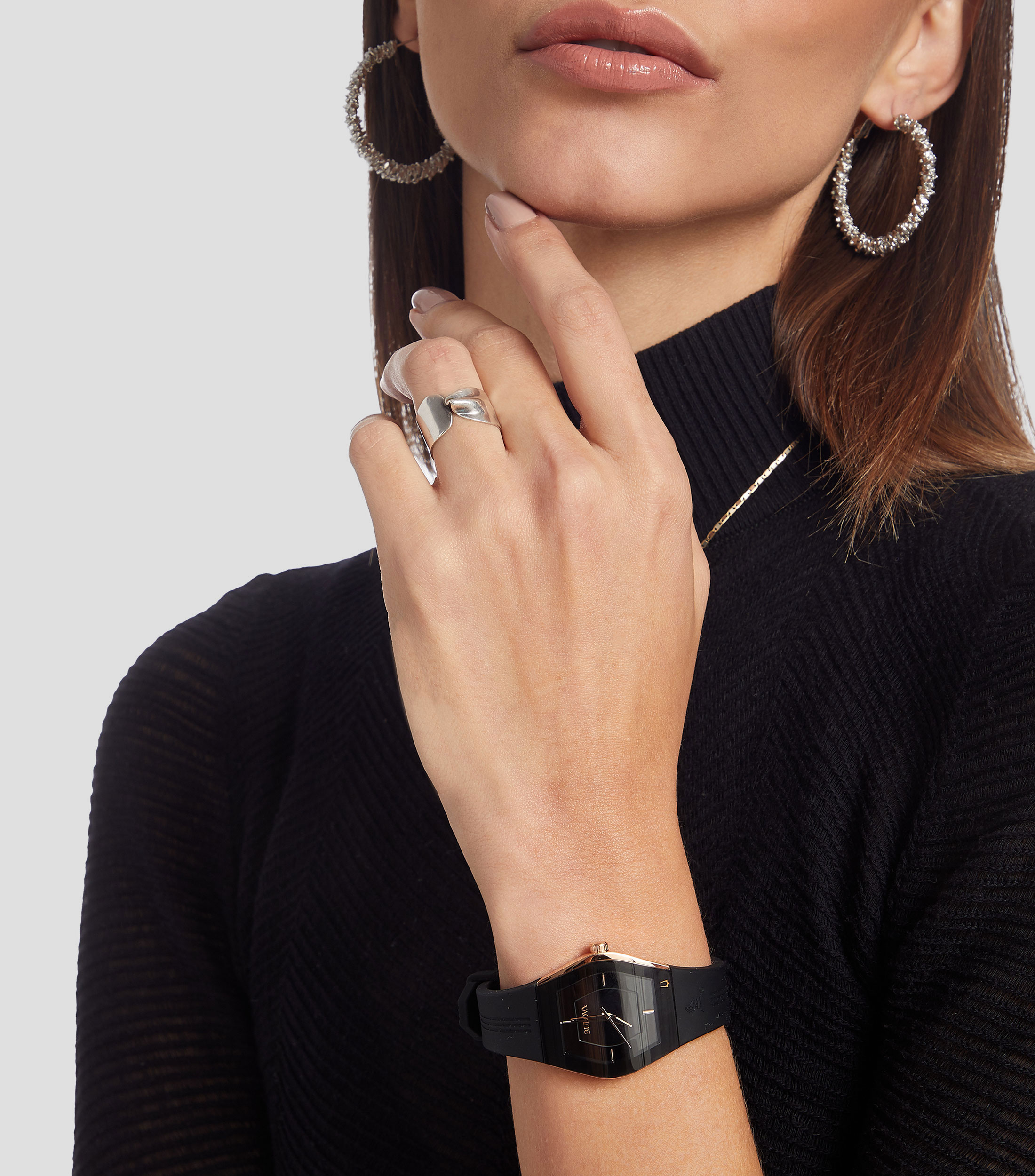 Reloj para Mujer Latin Grammy Casual Negro y Dorado