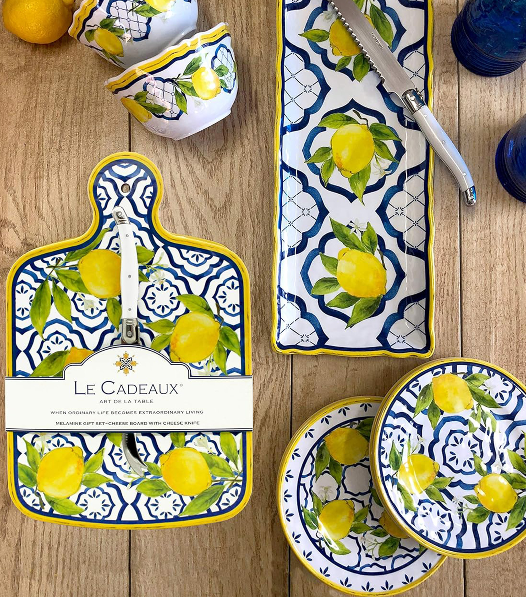 Set 4 Bowls con limones
