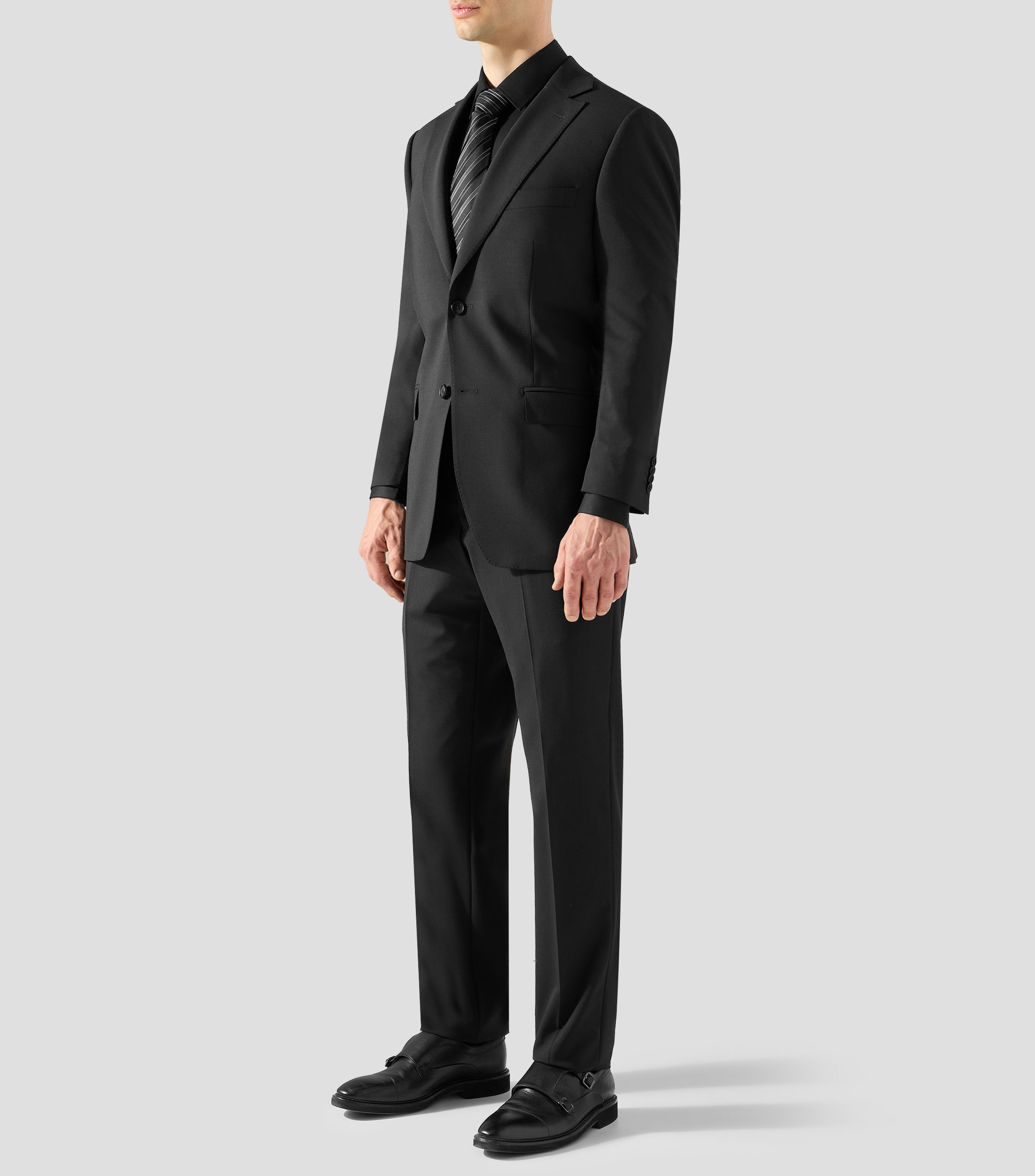 Traje de corte slim liso Hombre