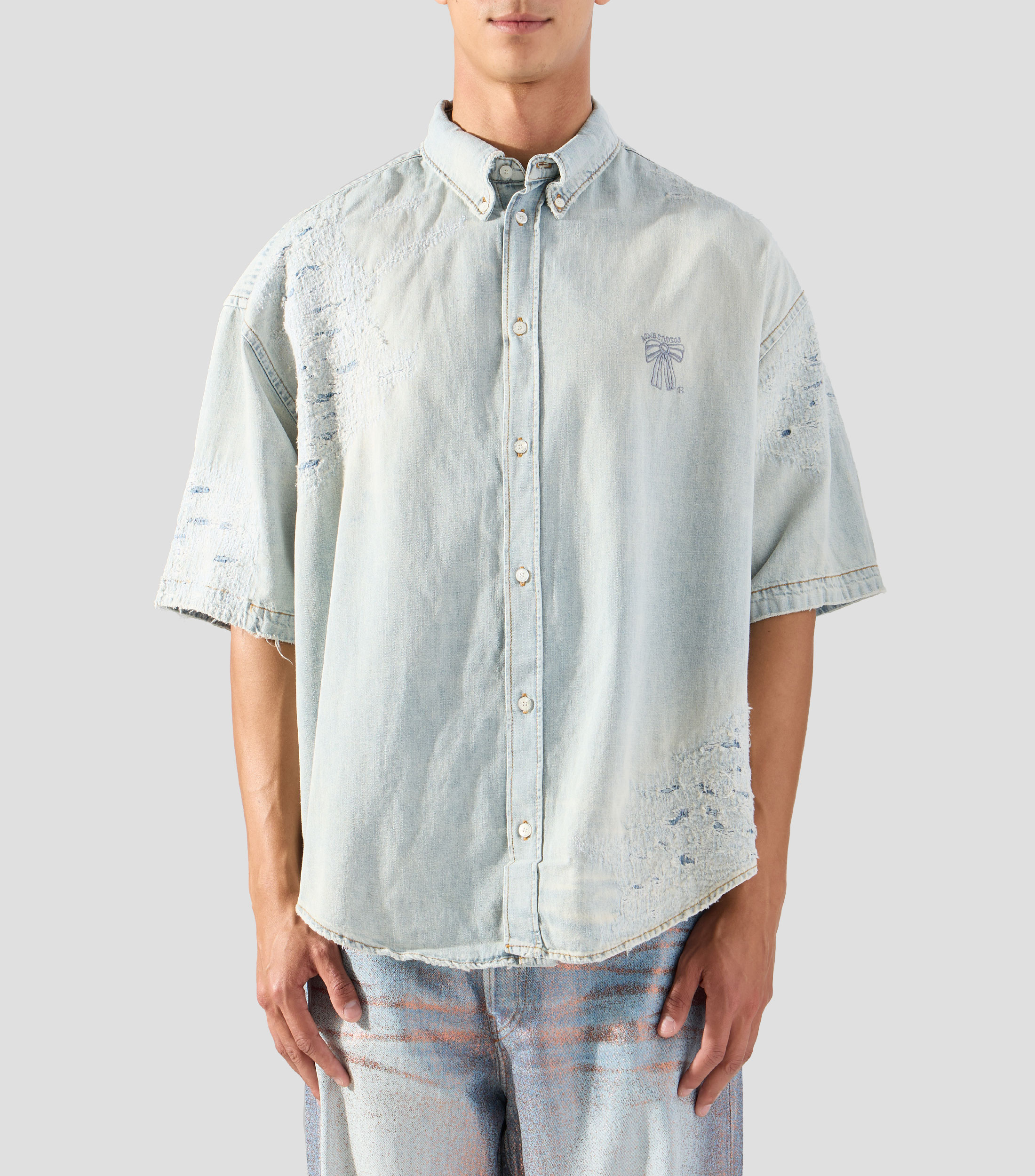 Sobrecamisa de mezclilla Hombre