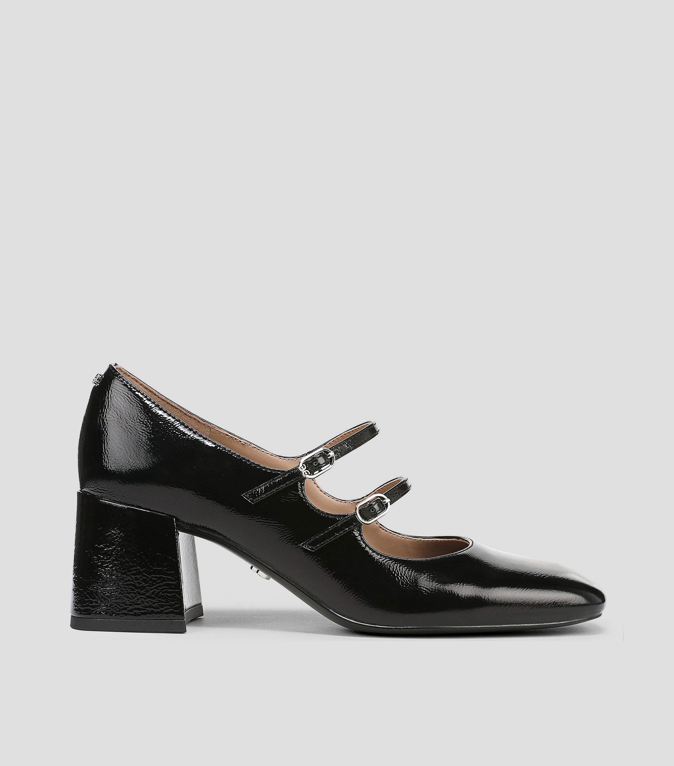 Zapatillas con tacón medio cuadrado Mujer