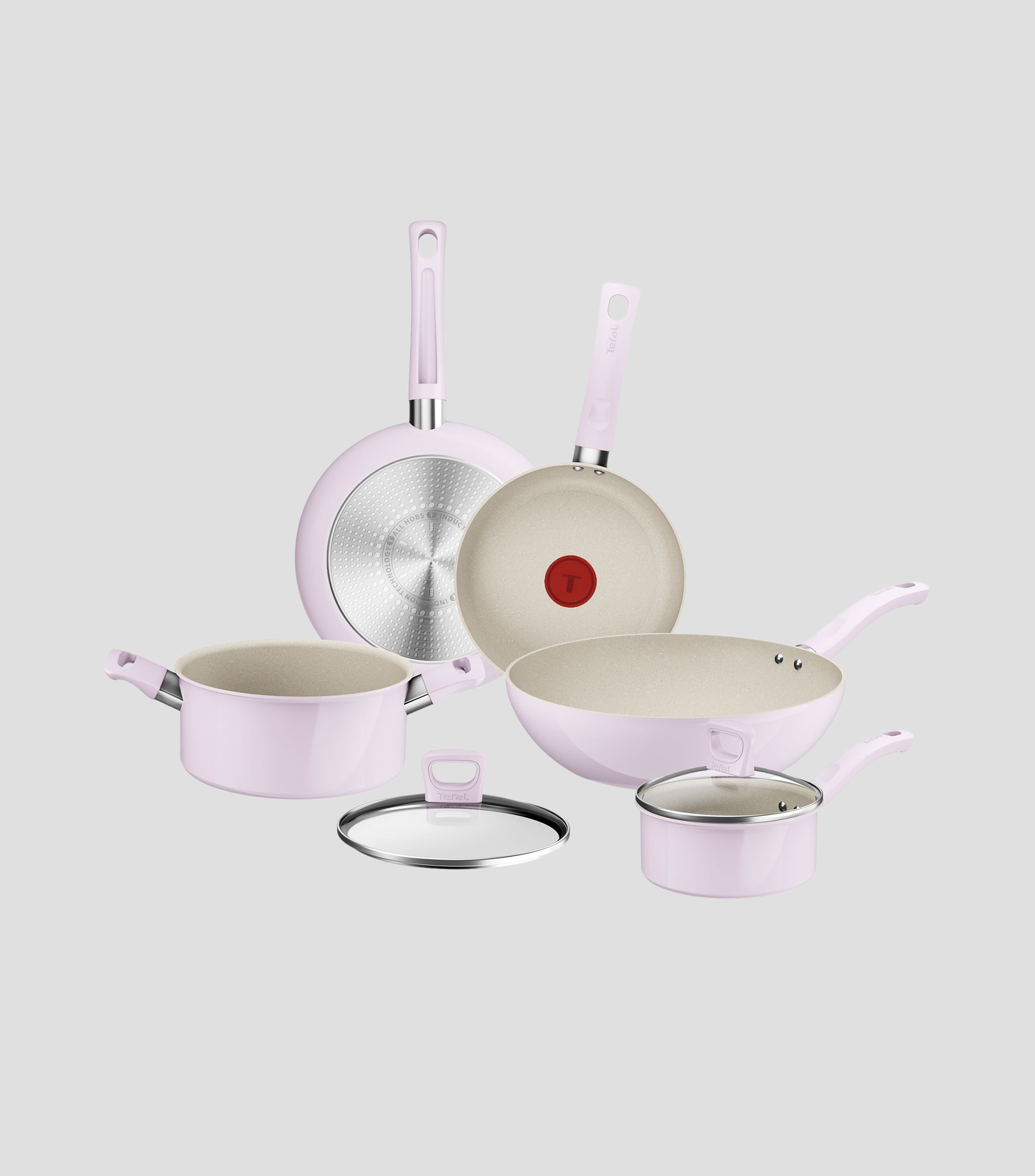 Batería de Cocina en Aluminio 7 Piezas Serenity