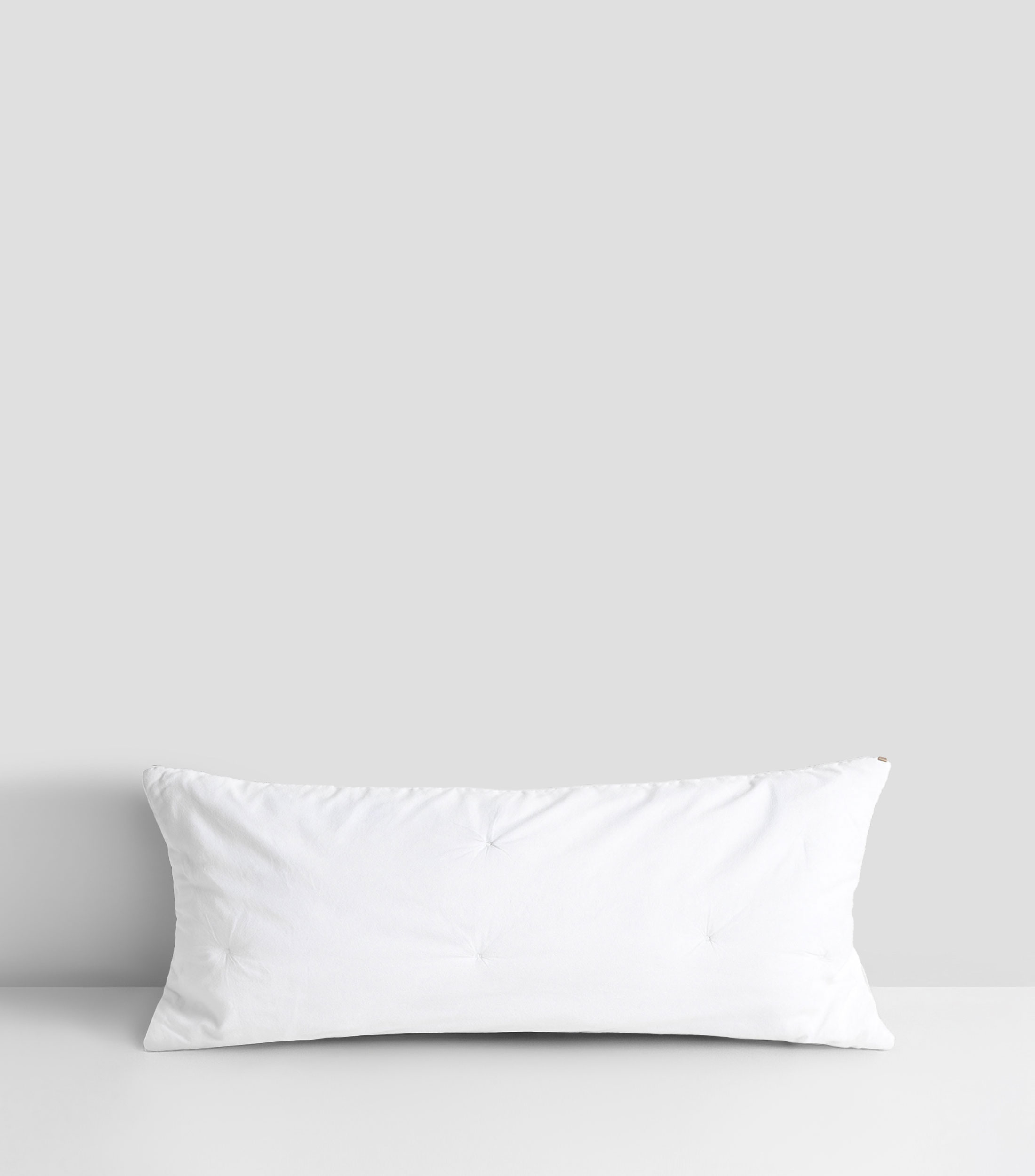 Funda para almohada King Size en algodón Tafeta Blanca