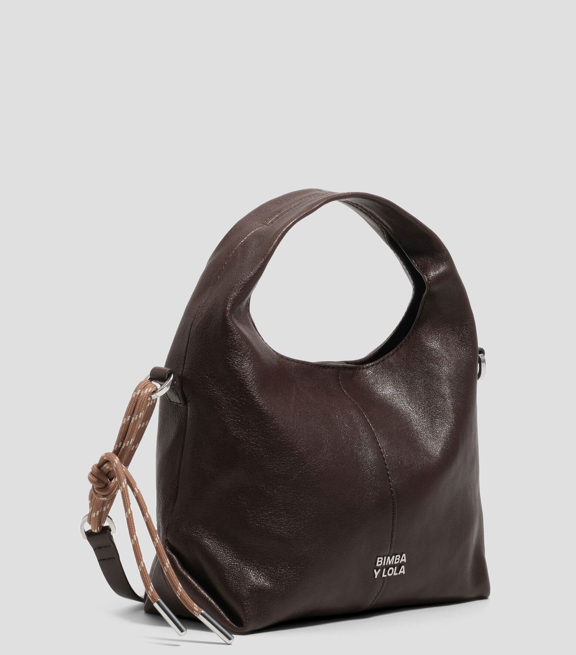 Bolsa crossbody Paper pequeño piel café Mujer
