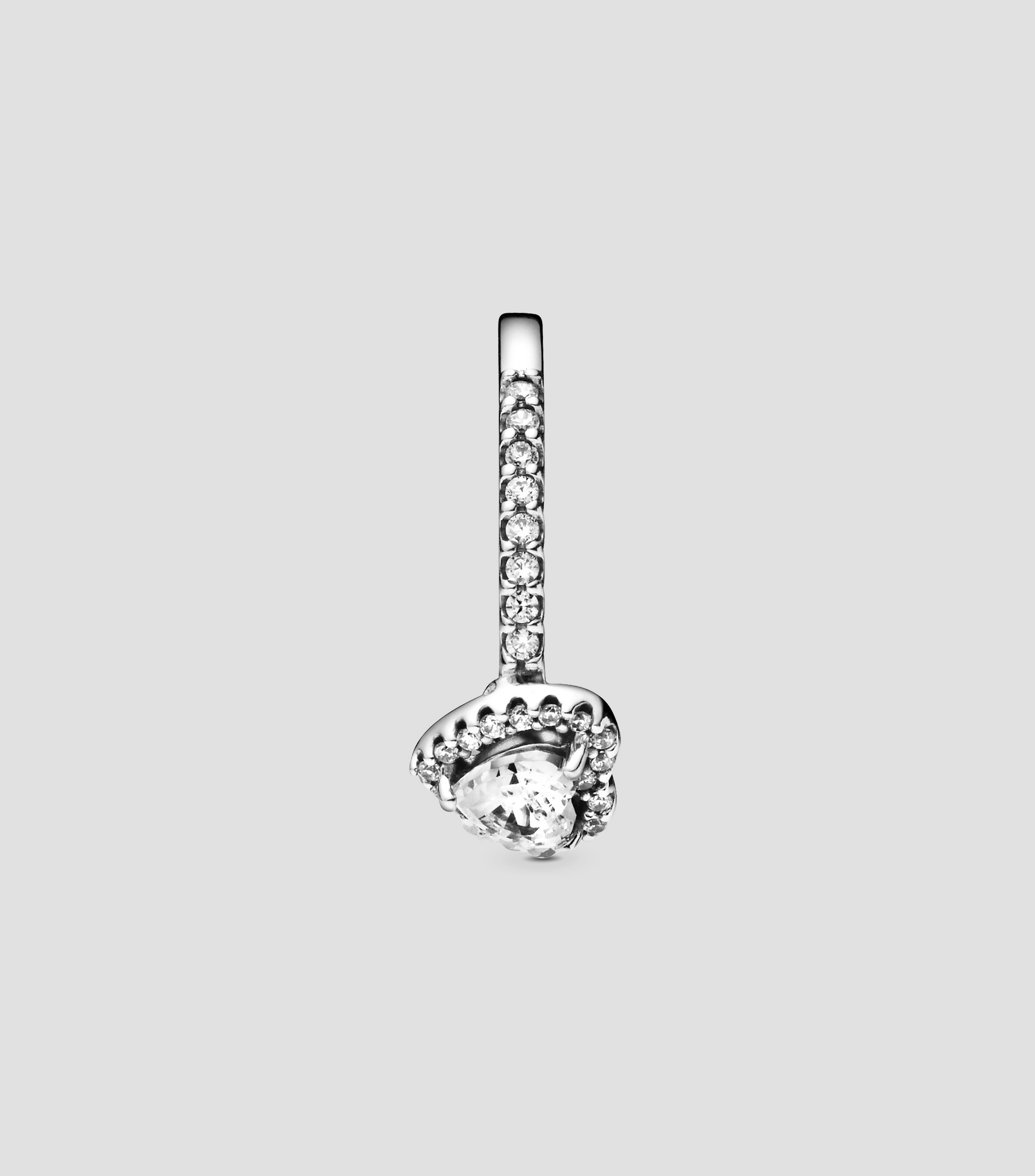 Anillo en plata Elevated Heart Unisex