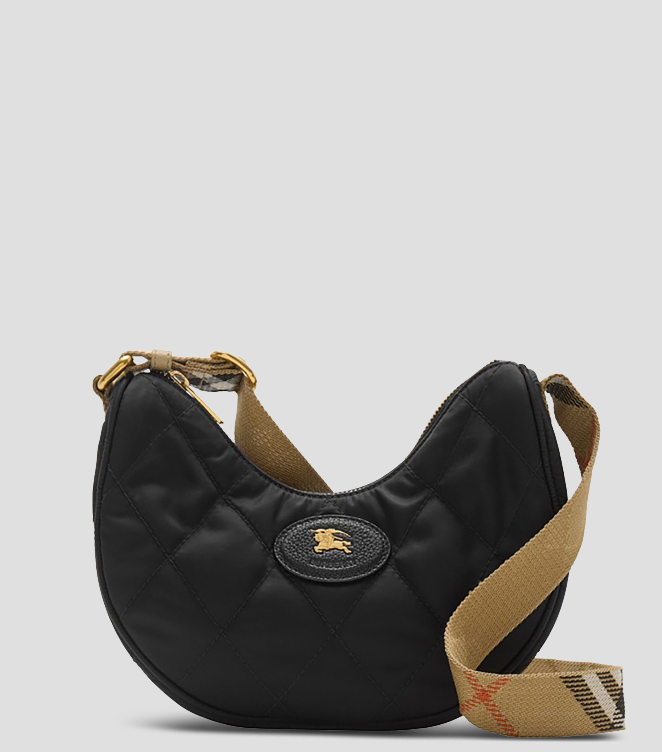 Bandolera Horseshoe texturizada Mujer