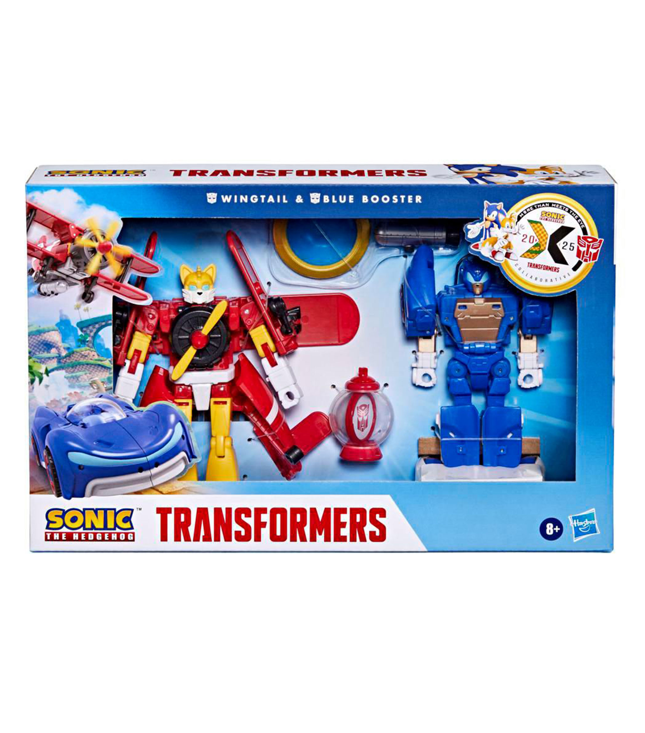 Figuras de acción de Wingtail y Blue Booster