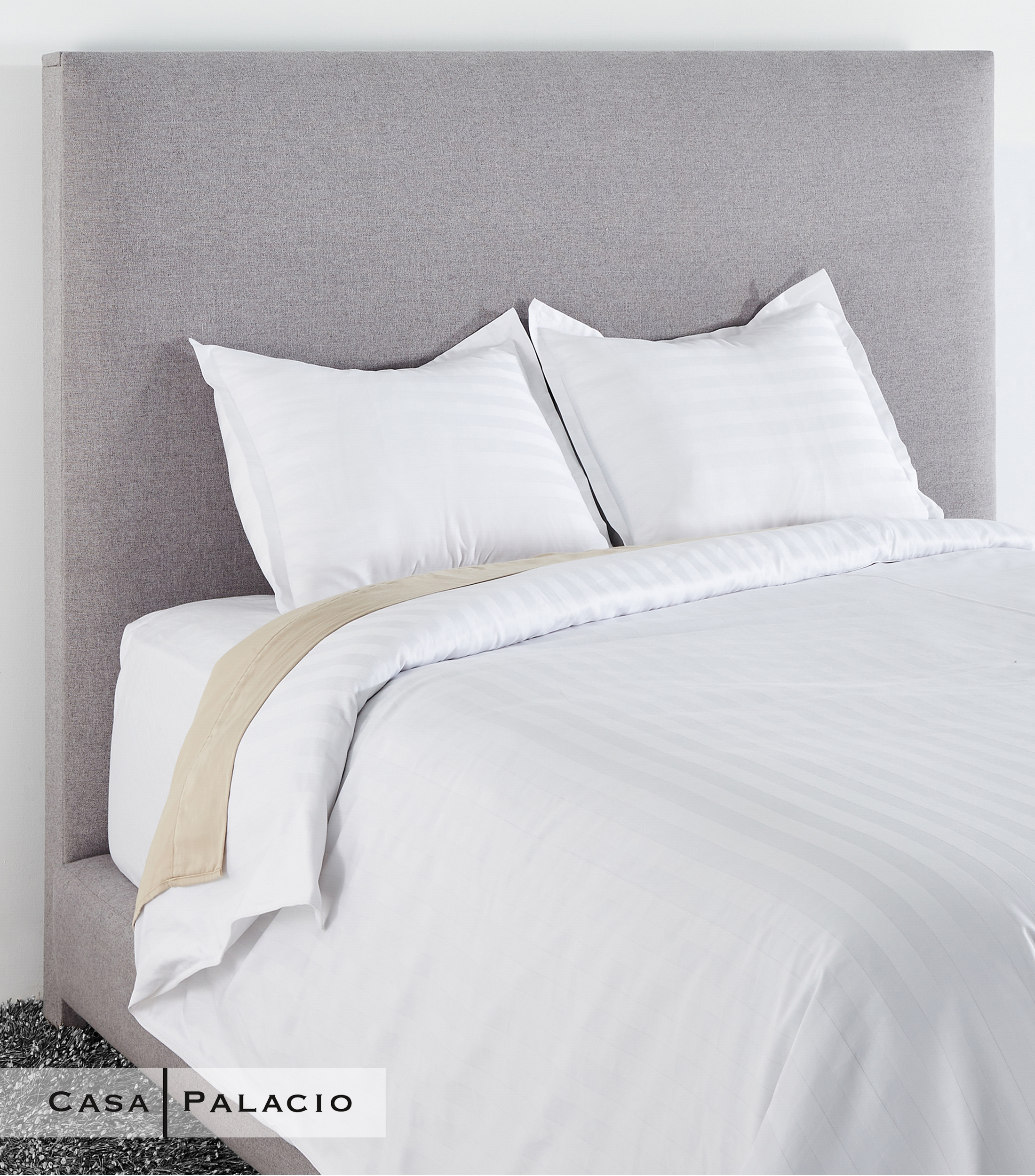 Juego de Funda para Duvet Matrimonial, Queen Size Tempano blanco