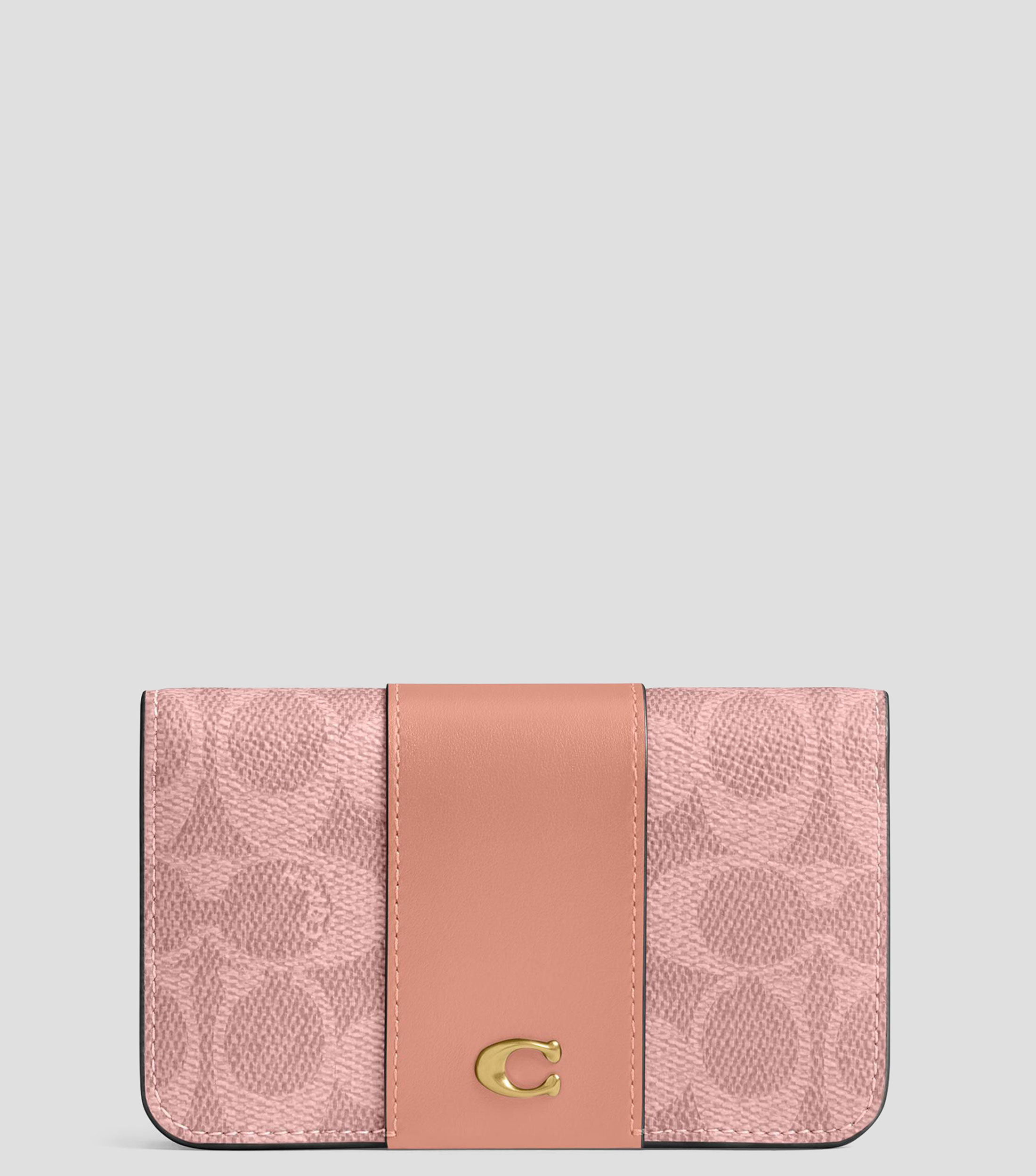 Tarjetero en cuero Essential estampado Mujer
