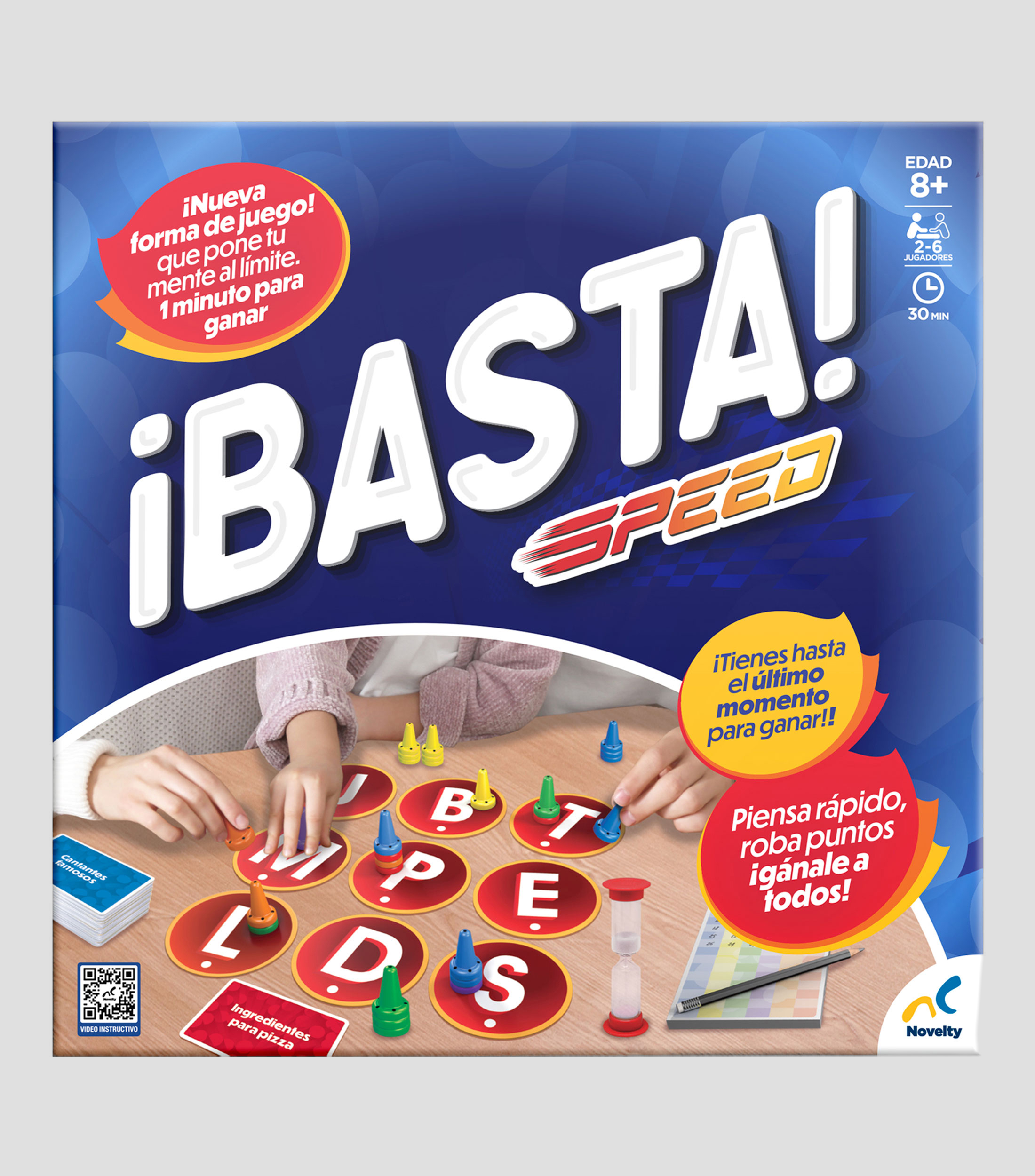Juego de mesa en Familia Basta Speed