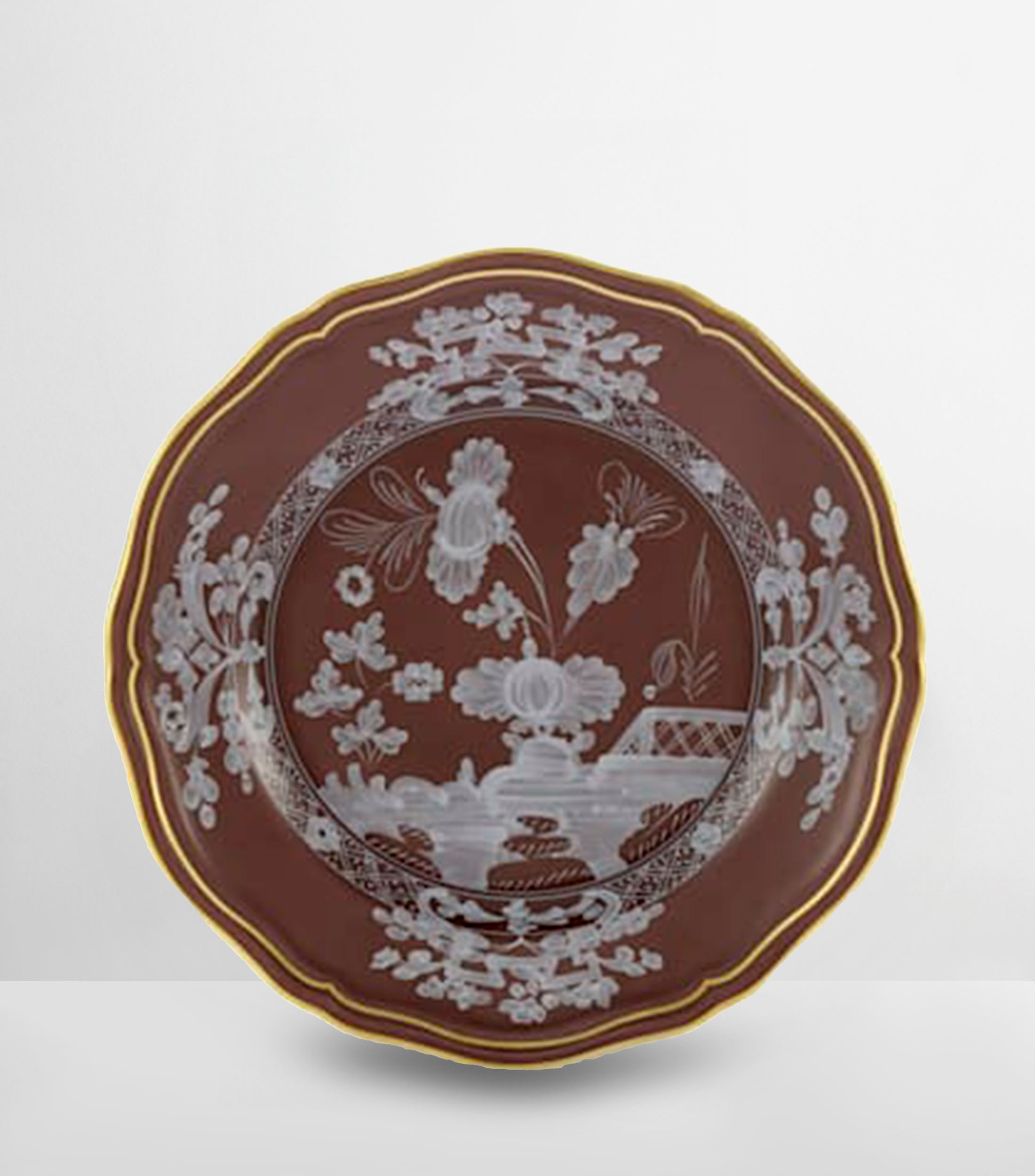 Plato para pan Oriente Italiano con flores