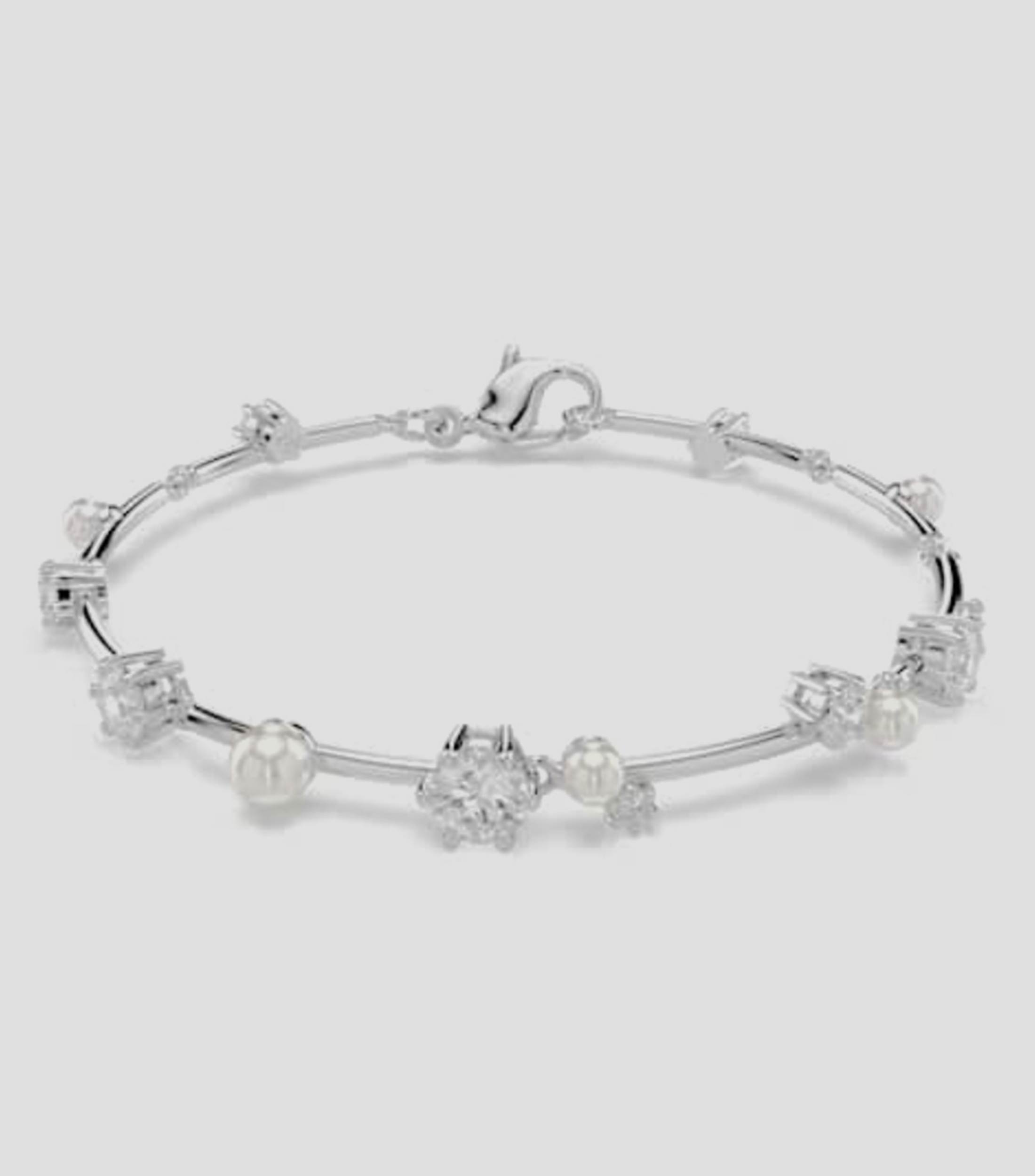 Pulsera Constella con perlas y zirconia Mujer