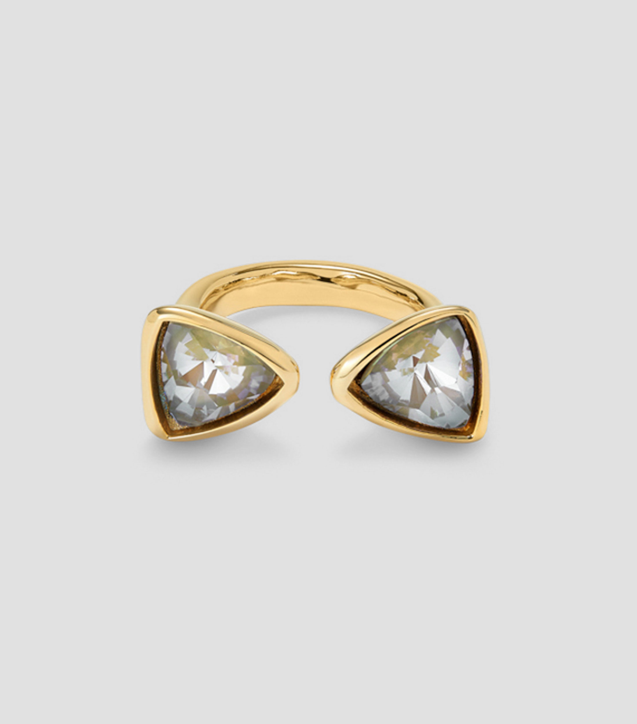 Anillo triángulos encontrados Mujer