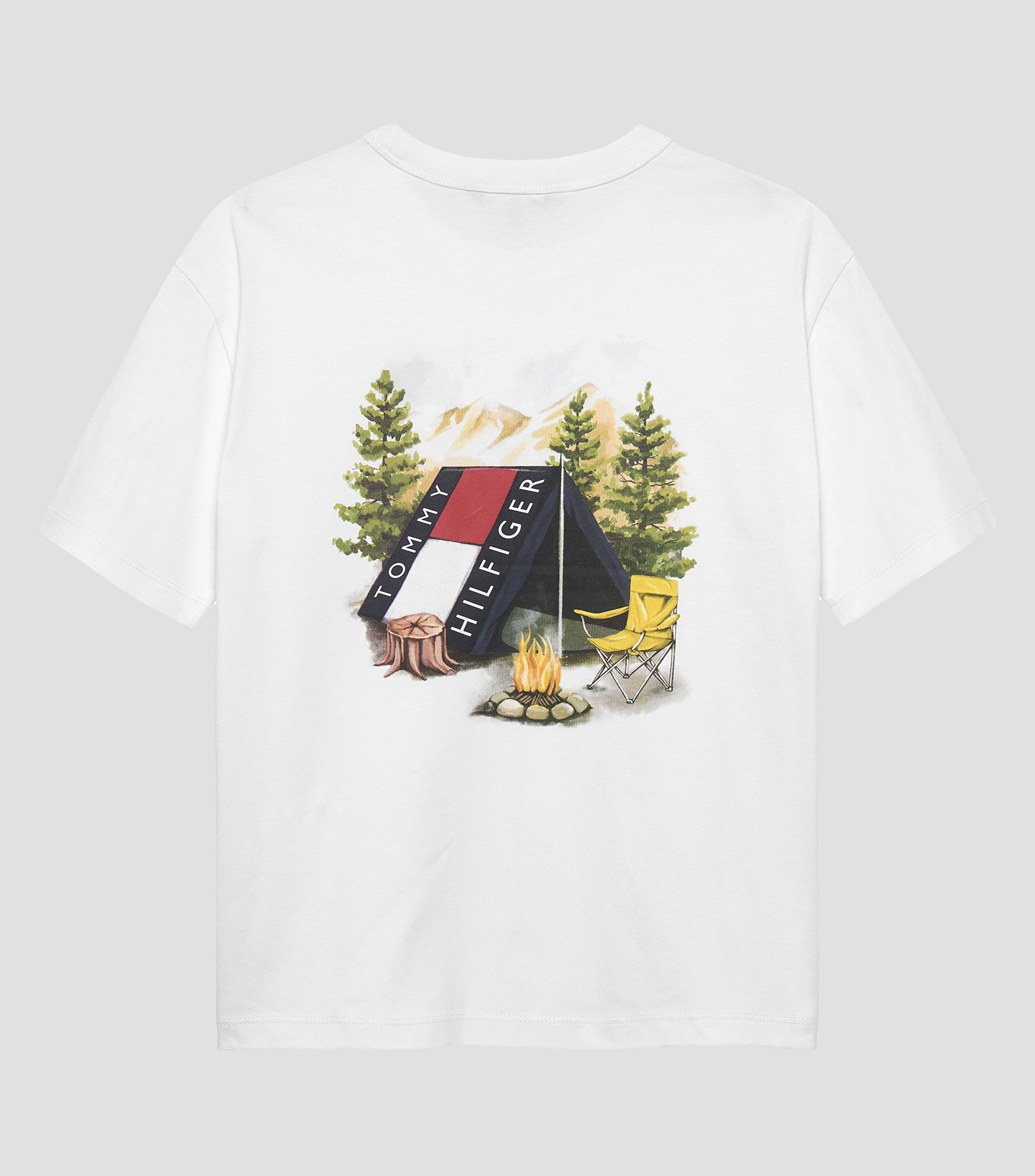 Playera lisa de manga corta Niño