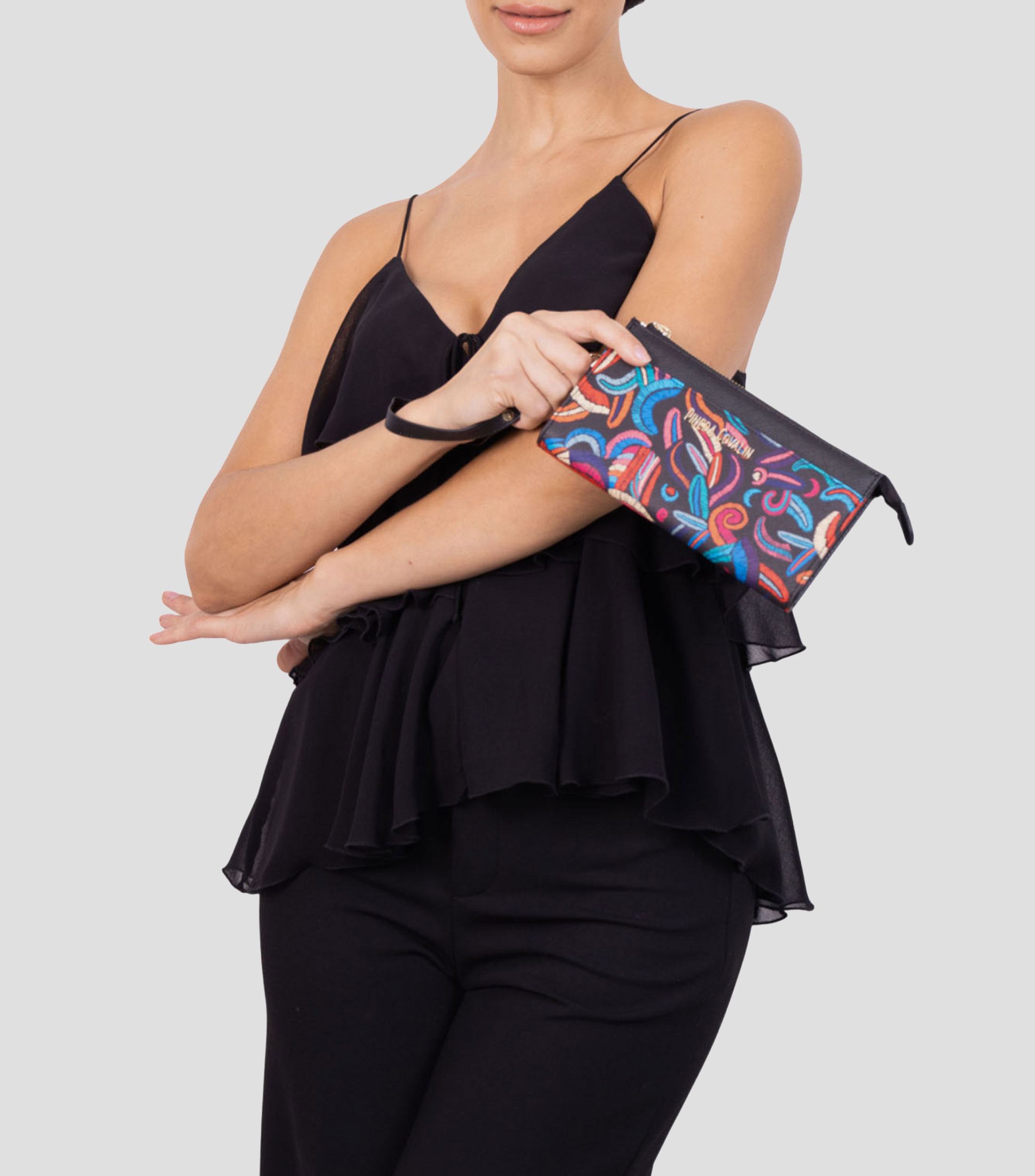Bolsa wristlet Quetzalcóatl Mujer