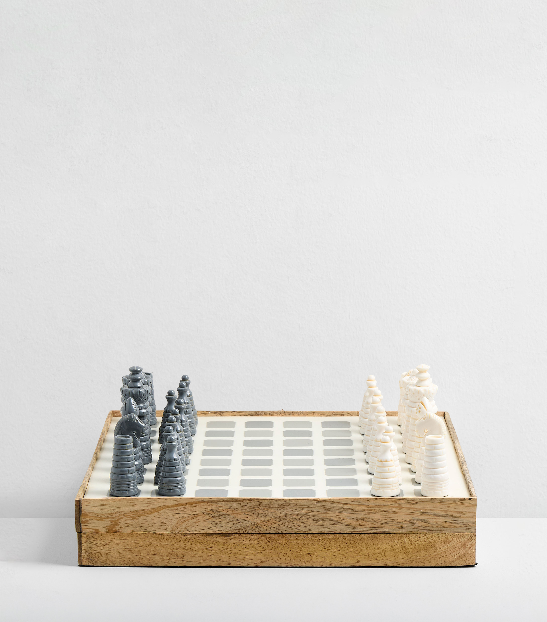 Juego de Ajedrez Decorativo en Madera