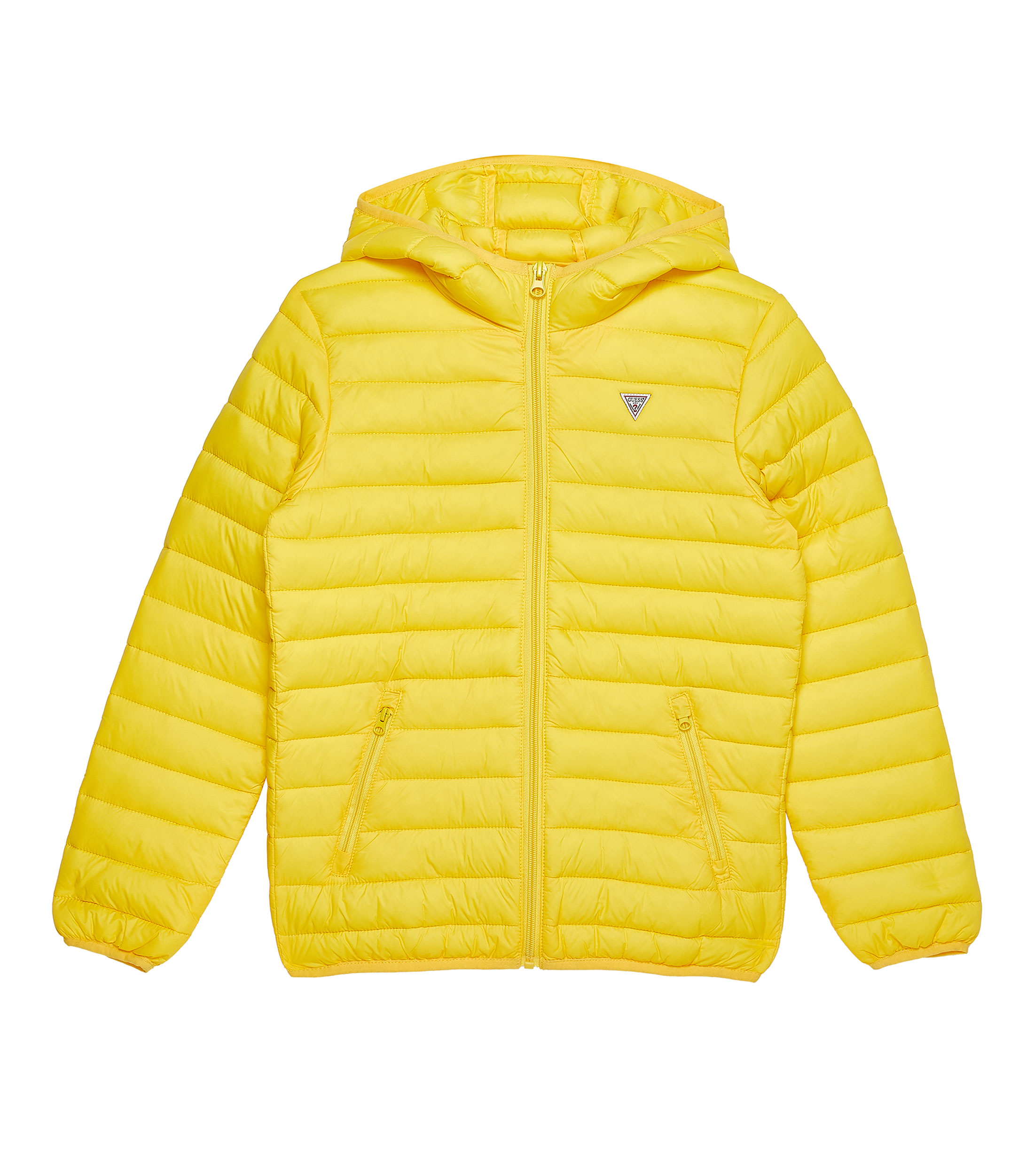 GUESS Chaqueta Negra Con Capucha NIÑO H4BJ10 WCFM0 JBLK, Bolsillos Con Cremallera, (FR/ES, Edad, 16 Años, Regular, Negro