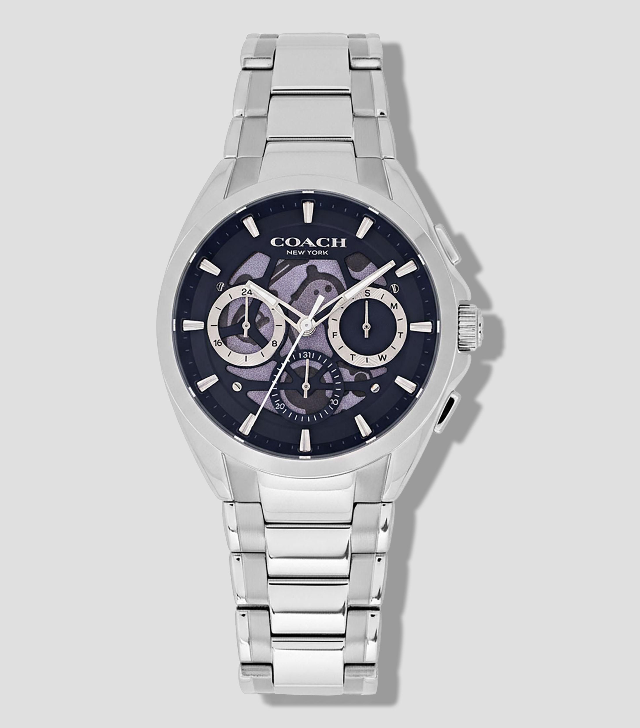 Reloj para Hombre Jackson Deportivo Plateado, Azul