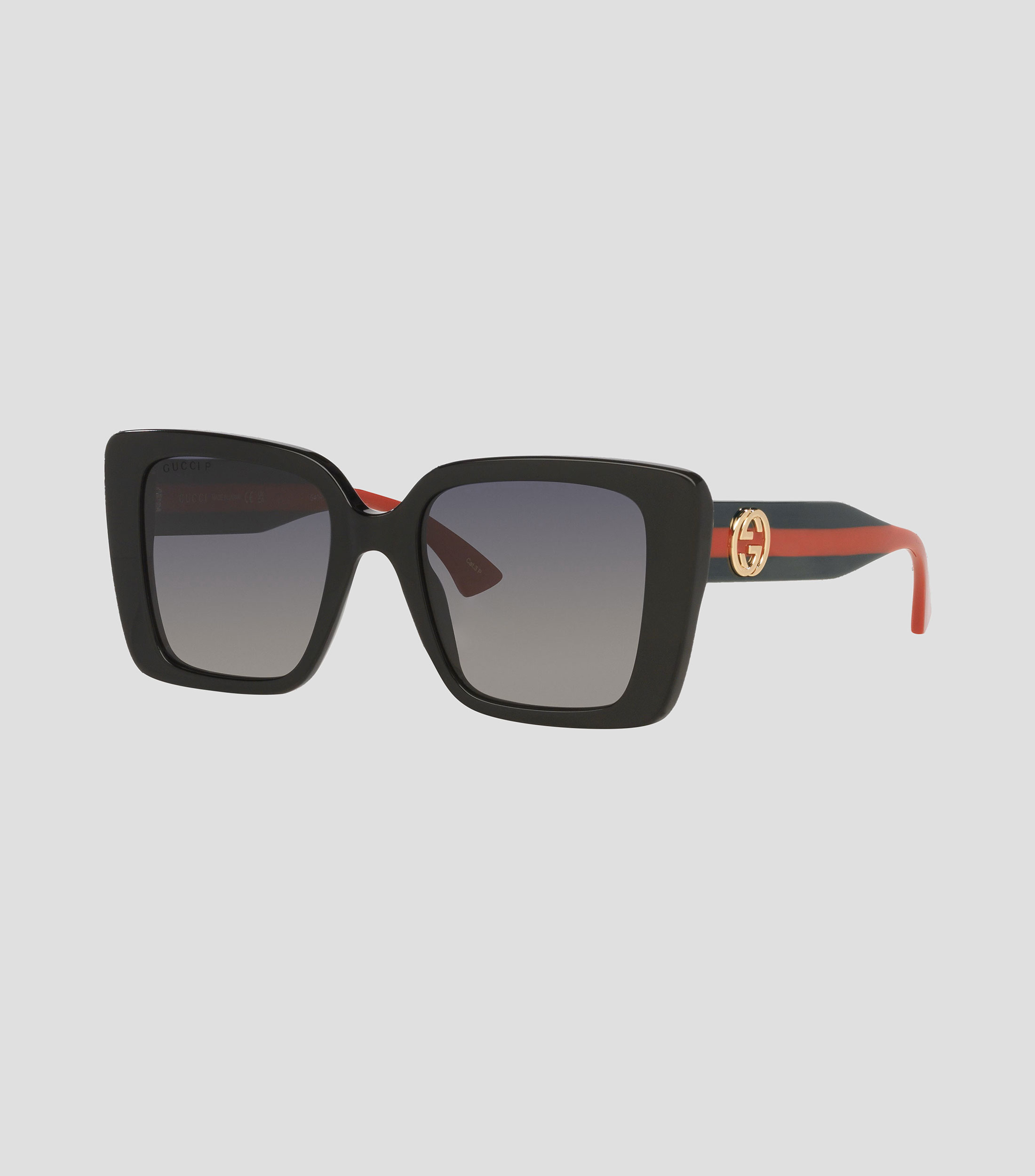Lentes de sol mariposa con franjas Mujer