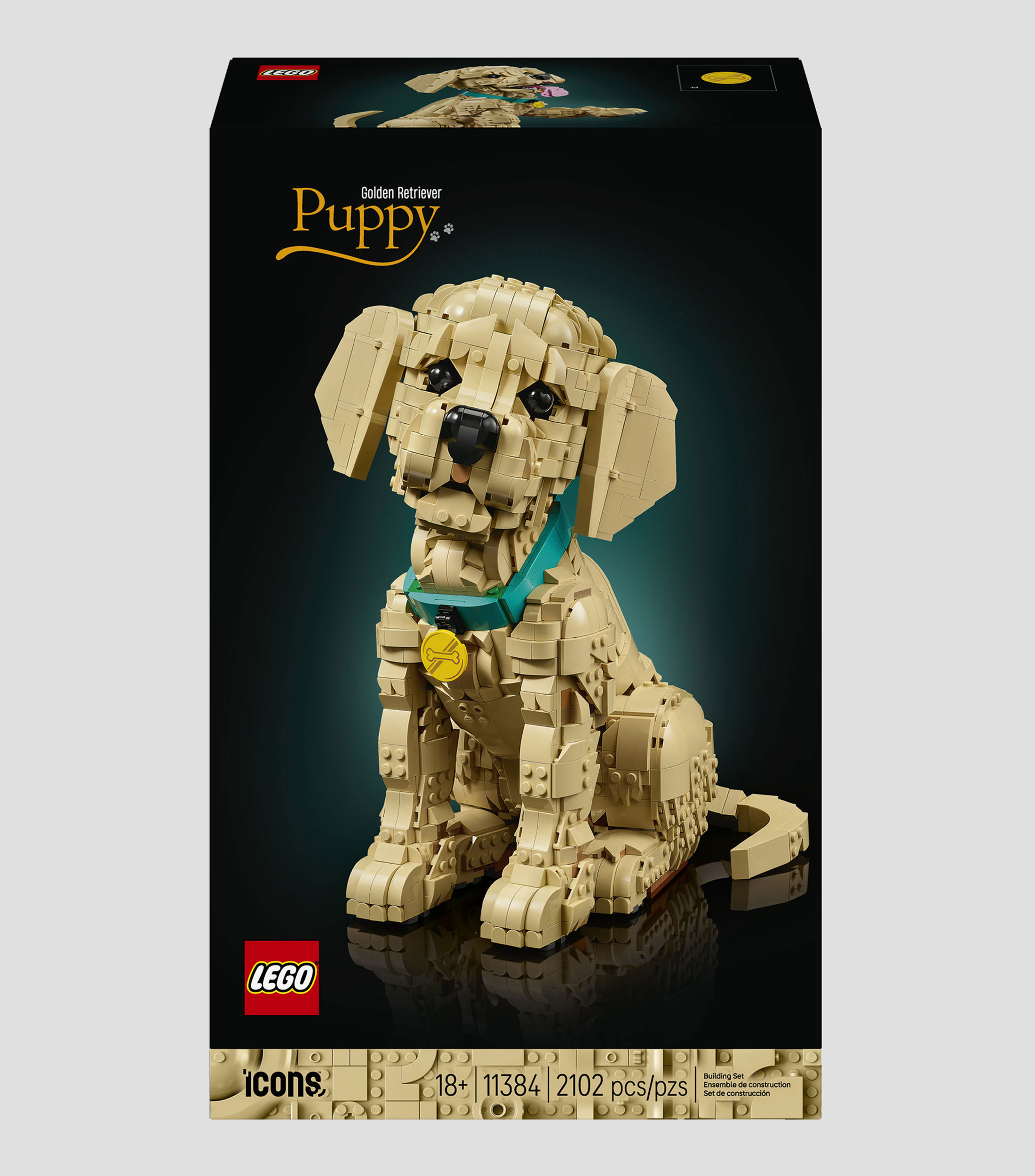 Lego Icons Cachorro de Golden Retriever