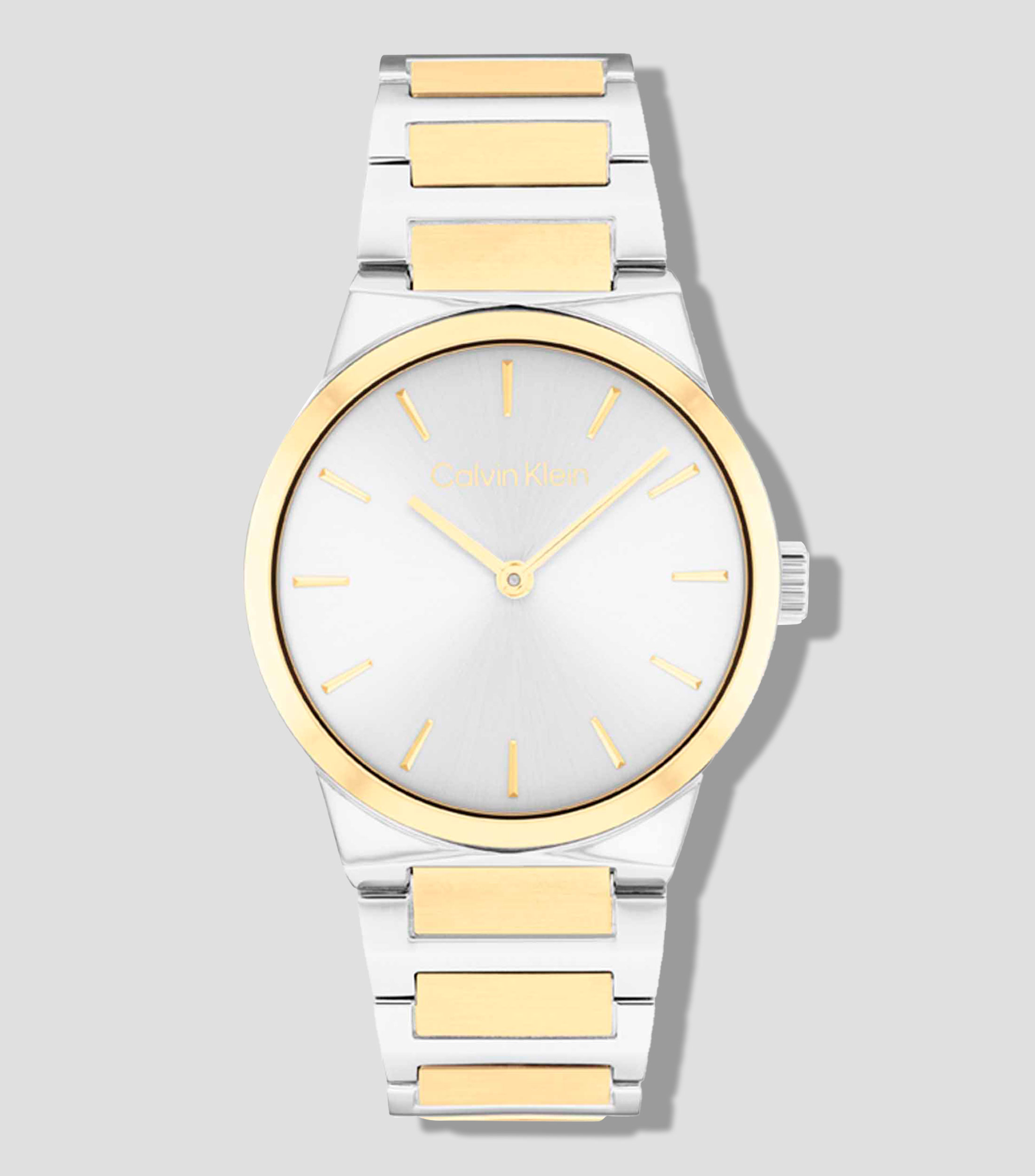 Reloj para Mujer Linear Elegance casual plateado, dorado