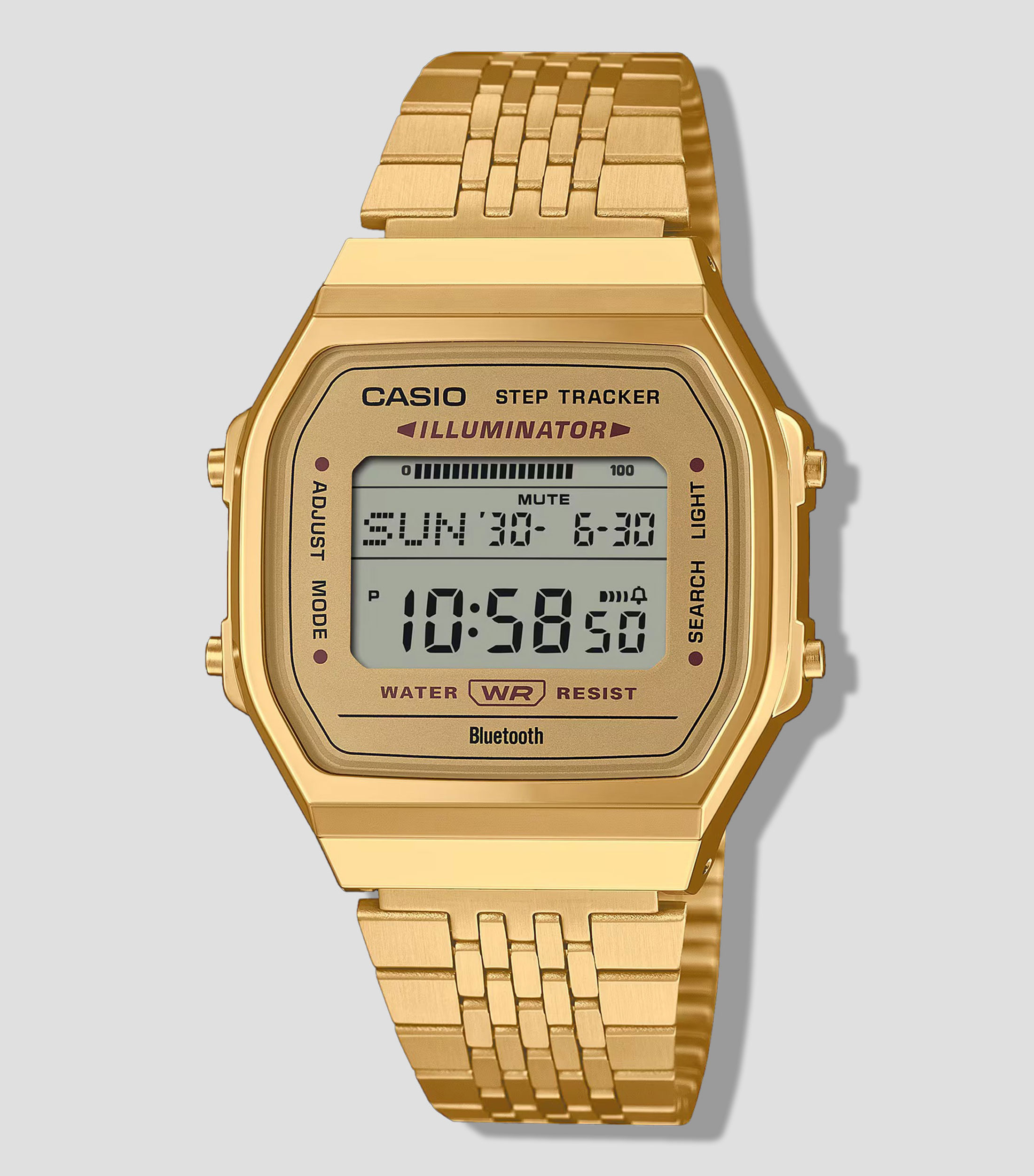 Reloj Unisex Casual, Dorado