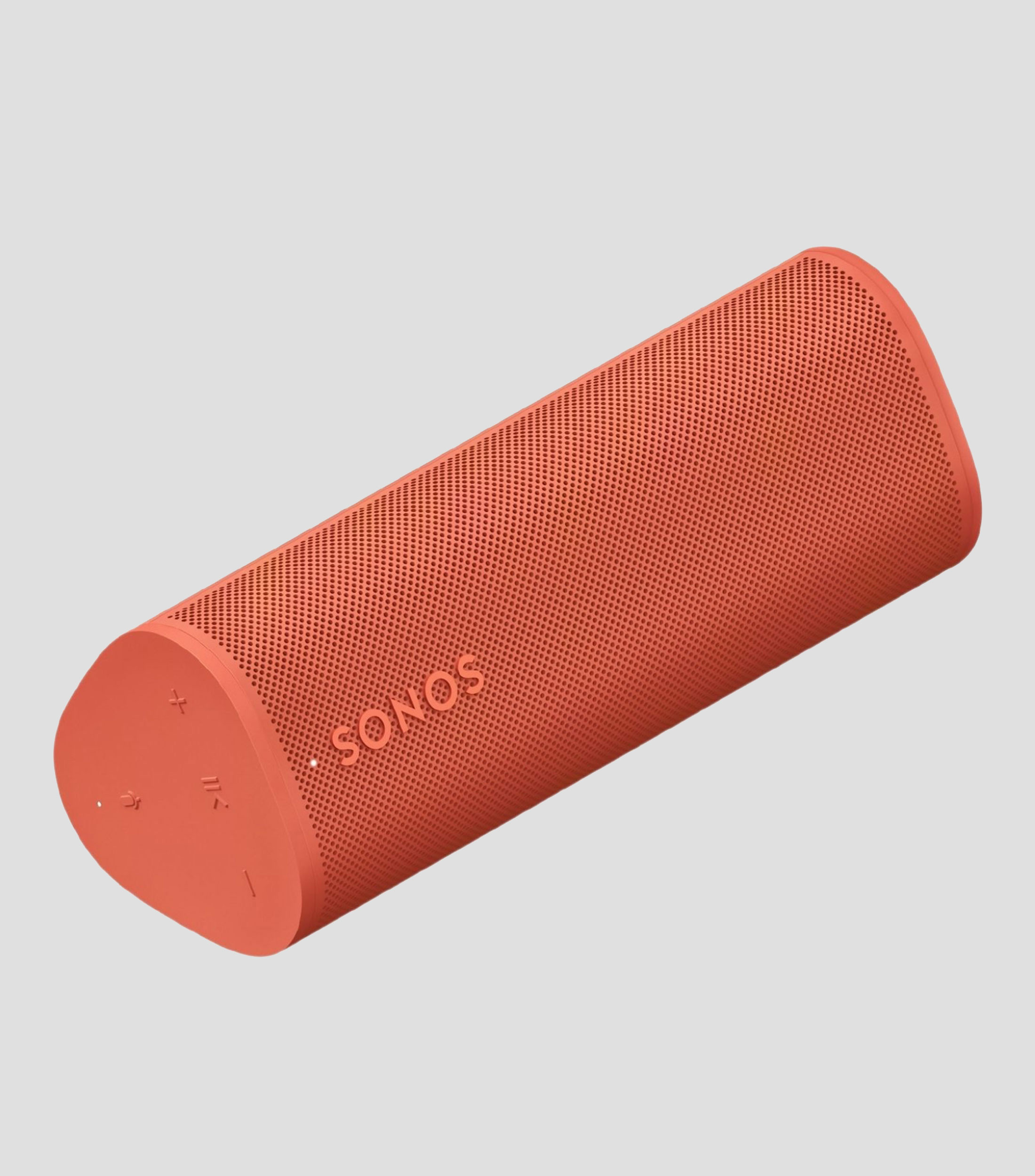 Sonos Roam 2 Bocina portatil inalambrica, A prueba de agua, Wi-Fi y Bluetooth, Control por voz y 10 Horas de bateria - Rojo Atardecer