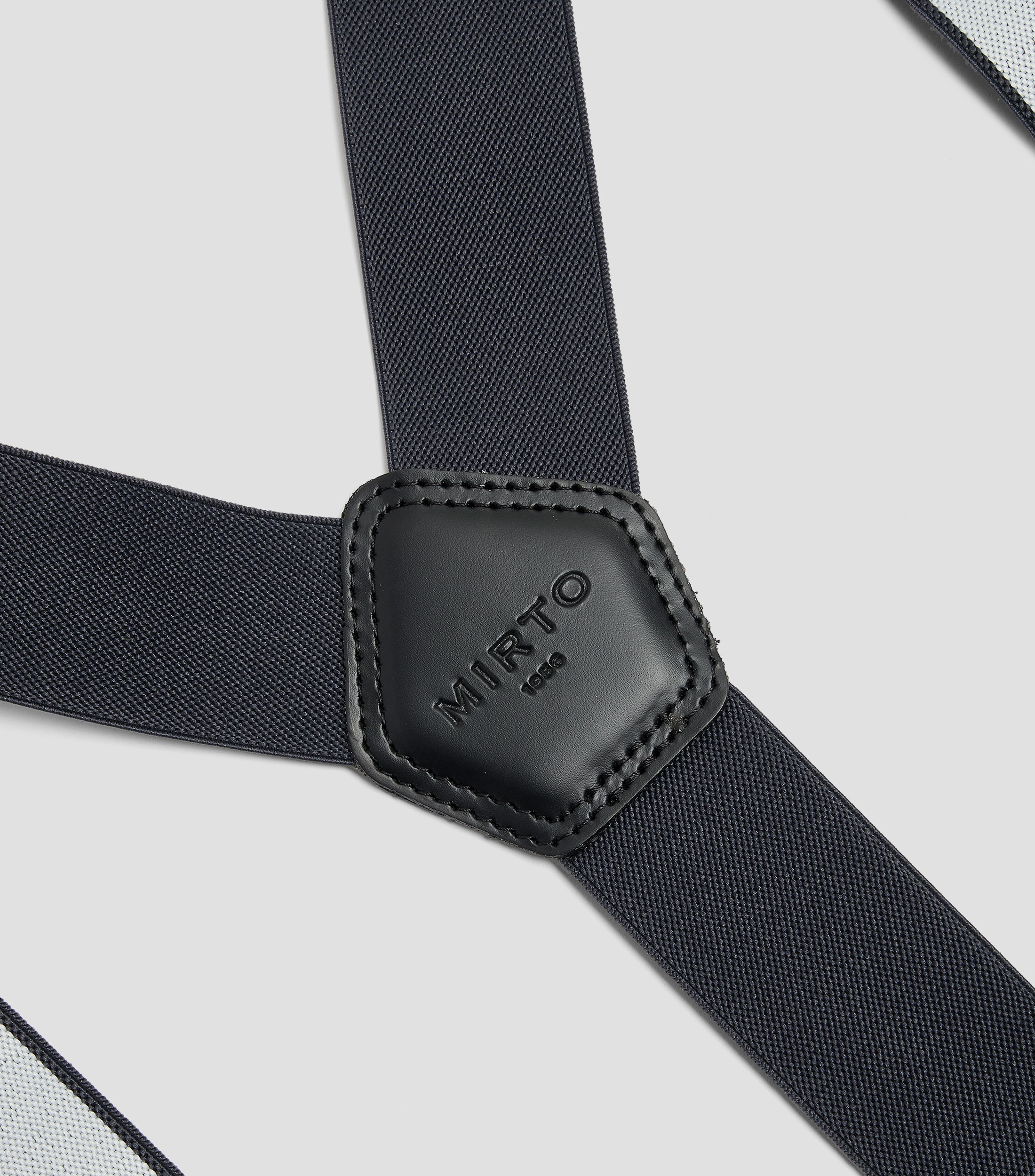 Tirante negro liso Hombre