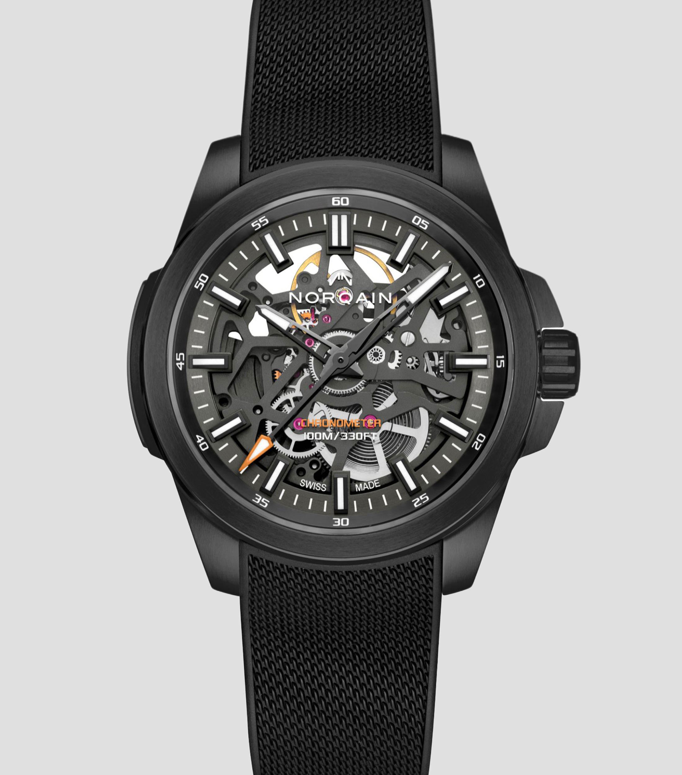 Reloj para hombre Independence Skeleton Moderno, Negro