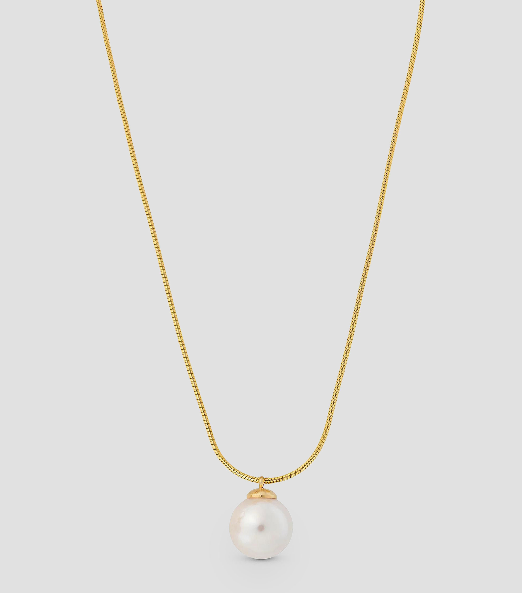 Collar con colgante en plata Mujer