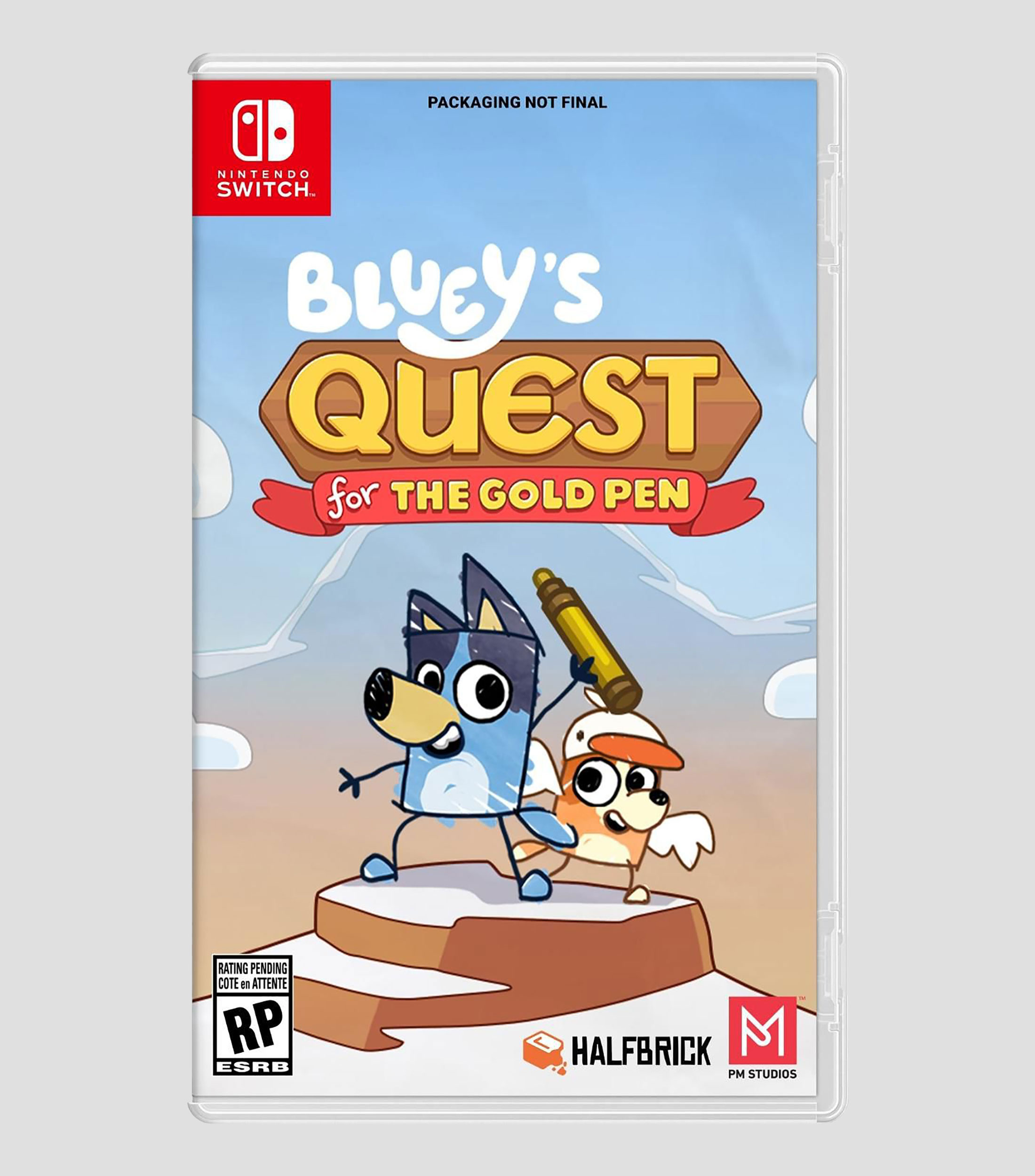 Bluey's Quest For The Gold Pen Nintendo Switch