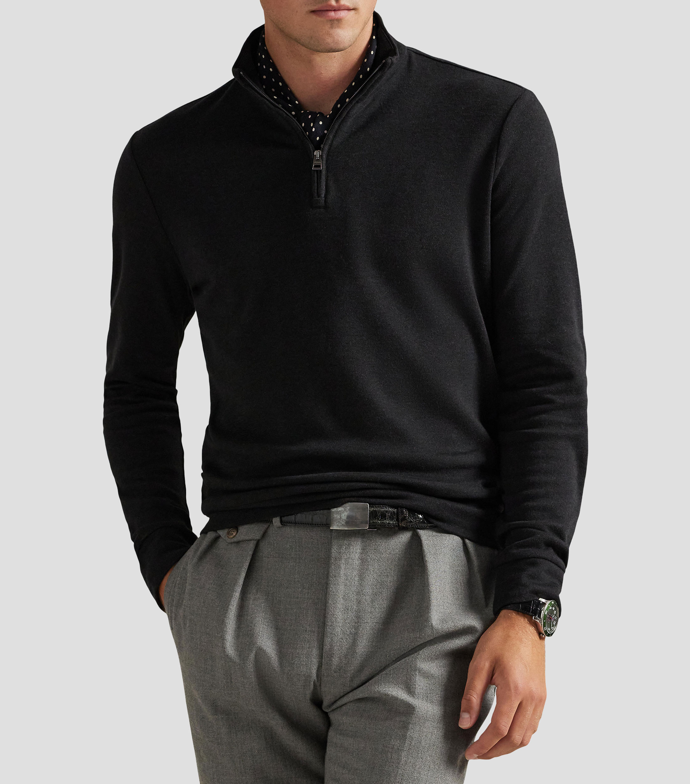 Suéter cuello alto Hombre