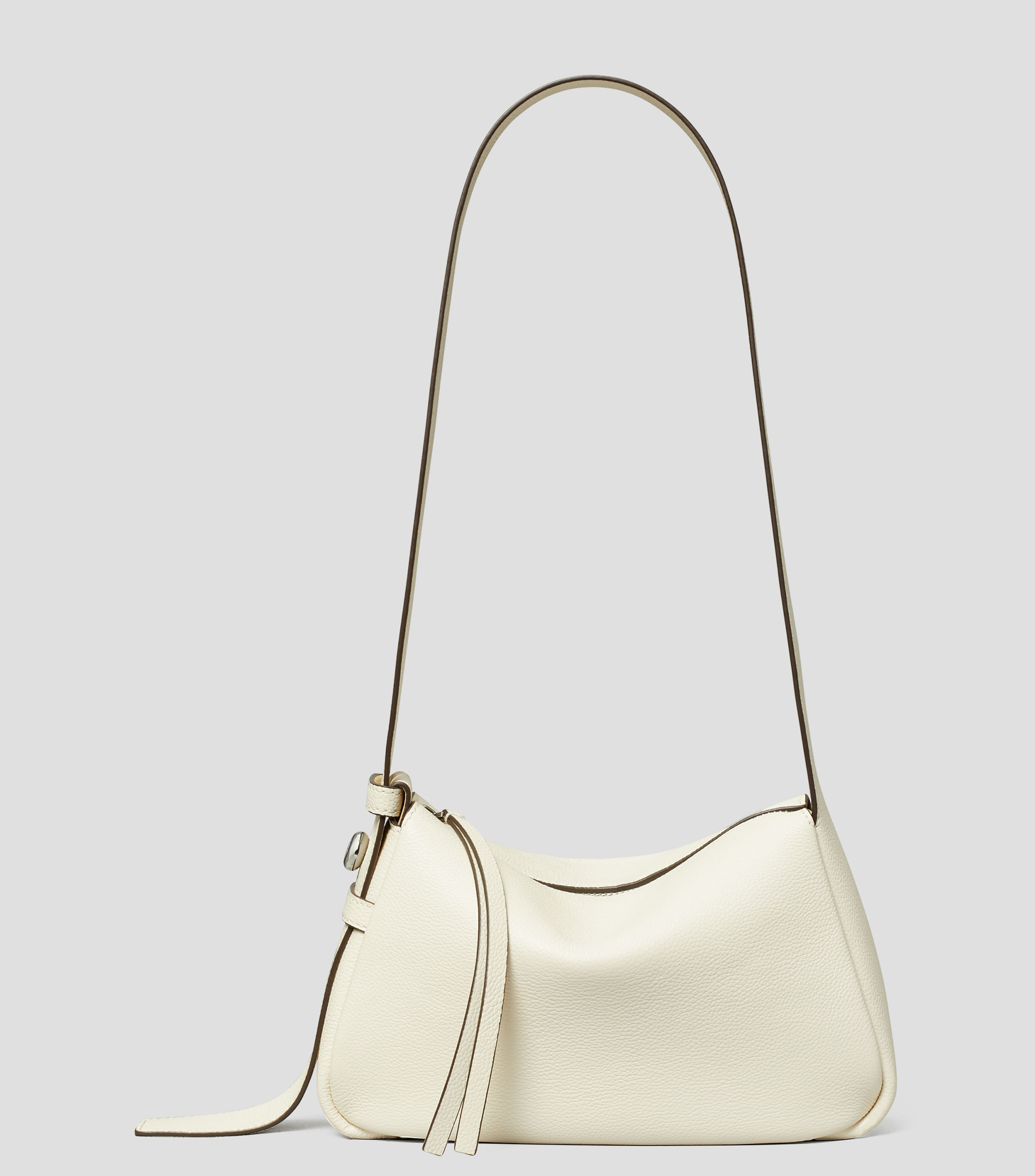 Bolsa pequeña shoulder en piel vacuna granulada Romy