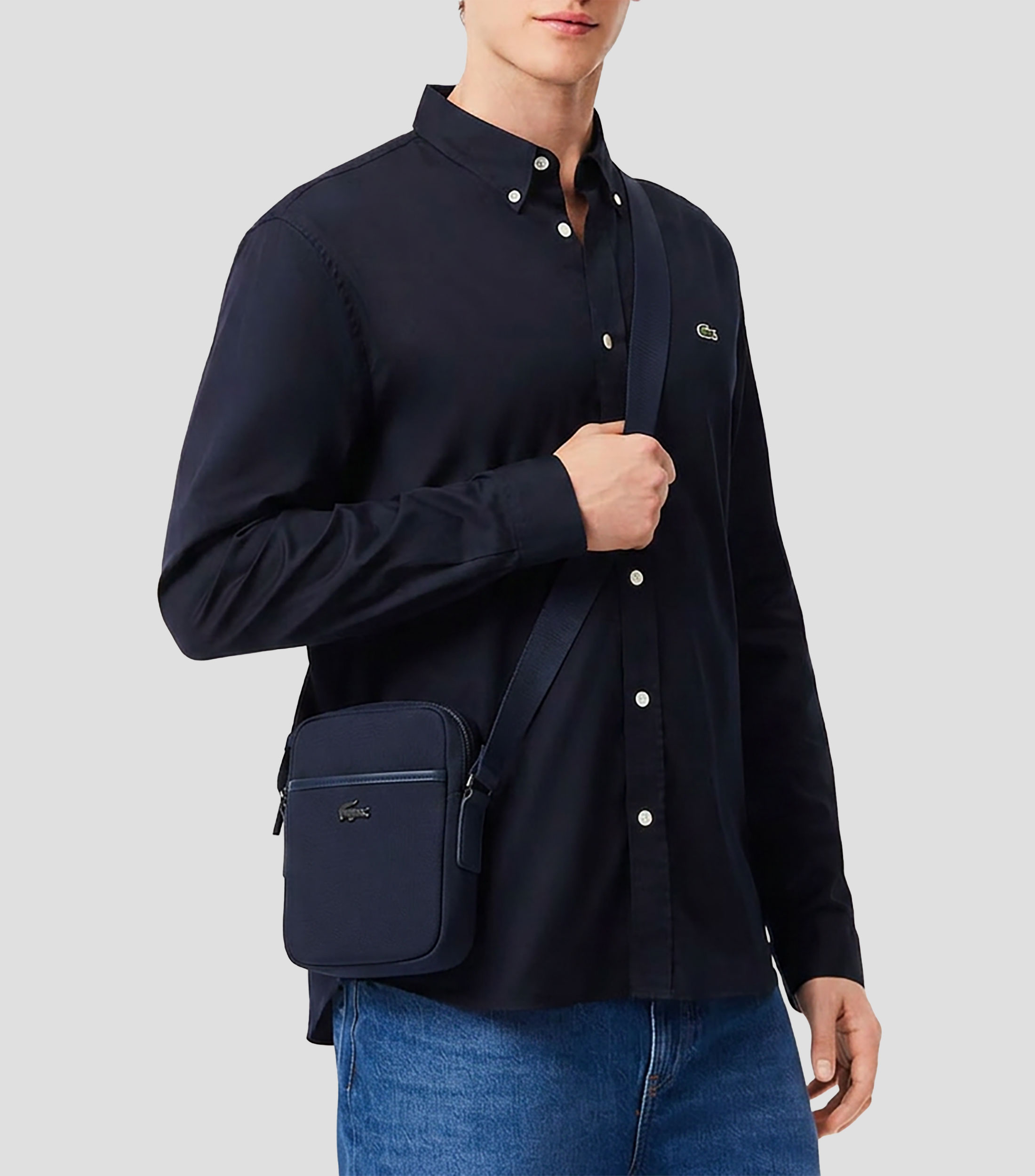 Bolso Crossbody con microdiseños Hombre