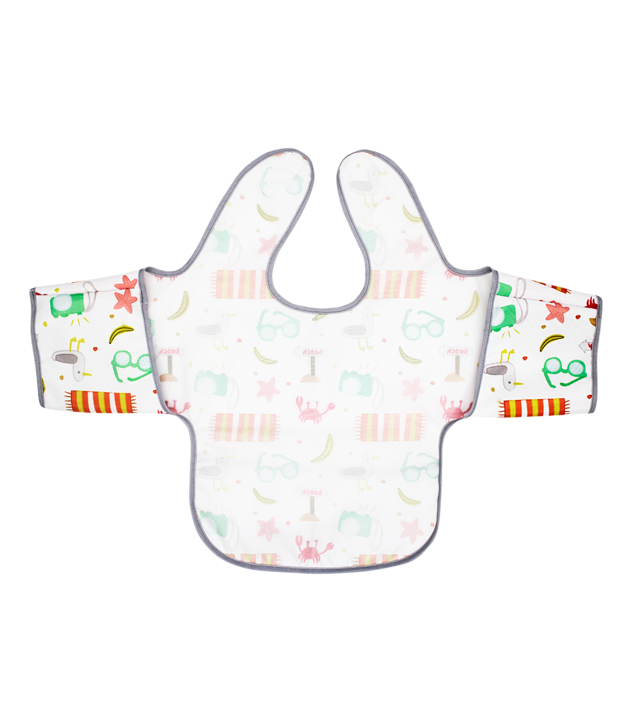 Babero impermeable con mangas Bebe