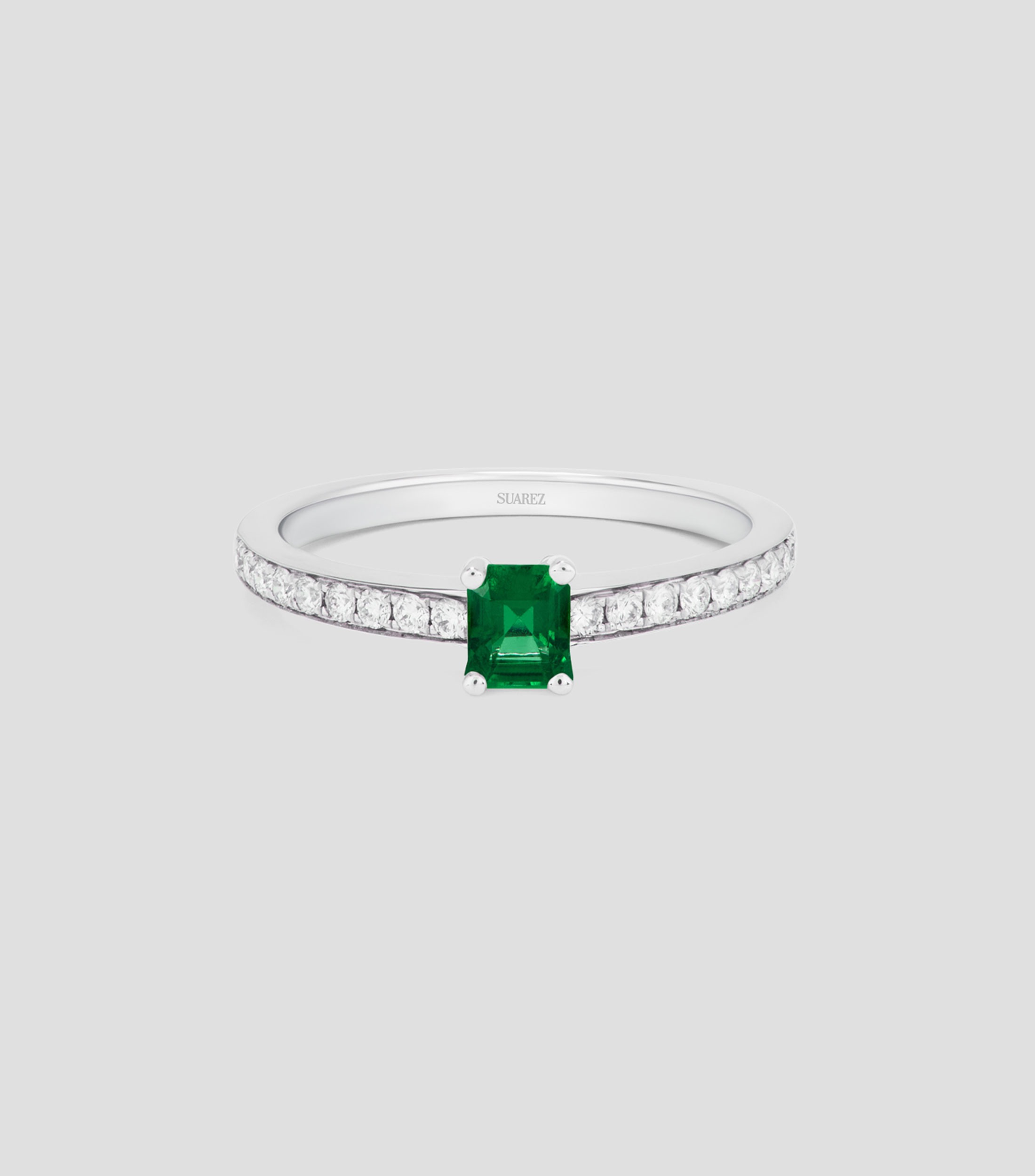 Anillo Big-Three en Oro blanco Mujer