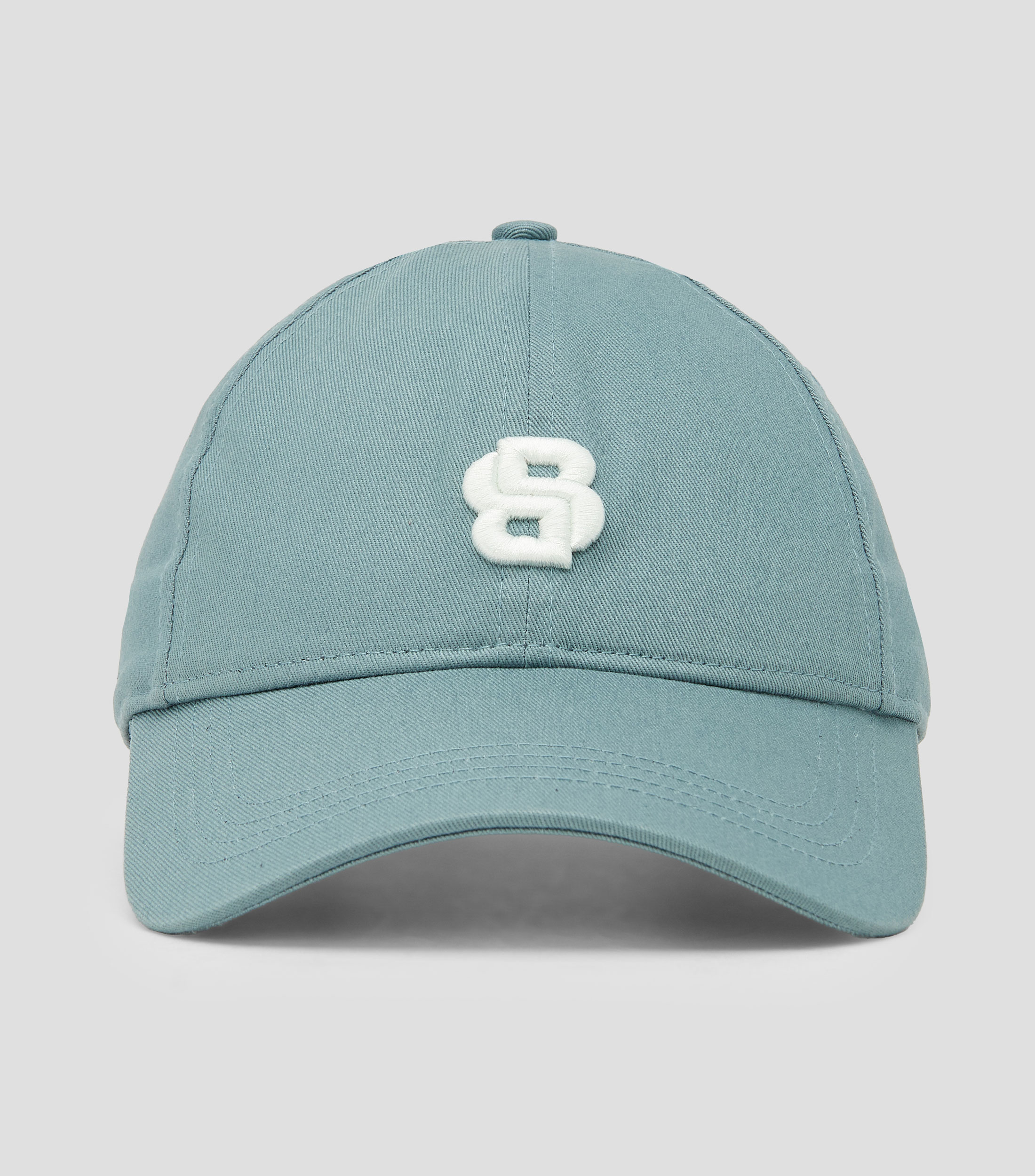 Gorra de algodón con monograma Double B bordado Mujer