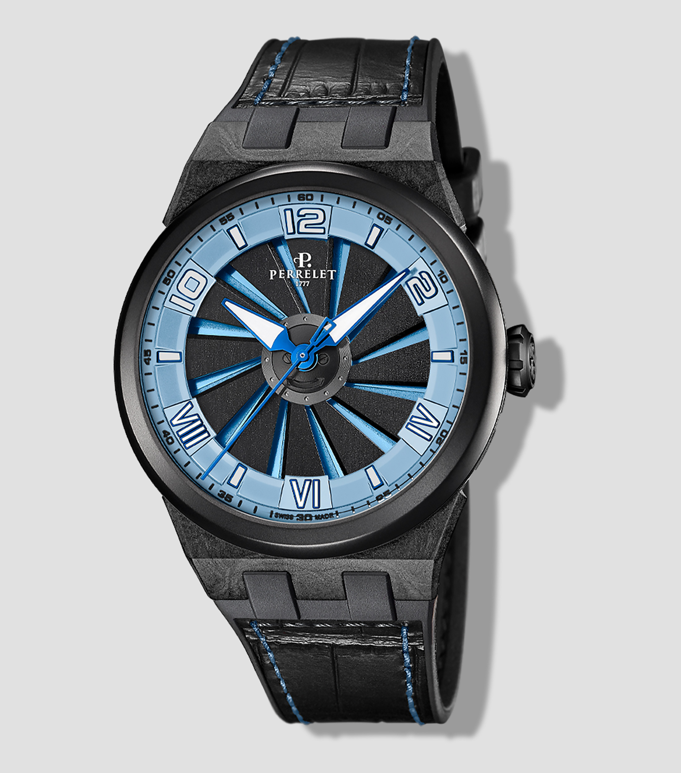 Reloj Turbine Carbon Ice Blue para Hombre Casual Azul