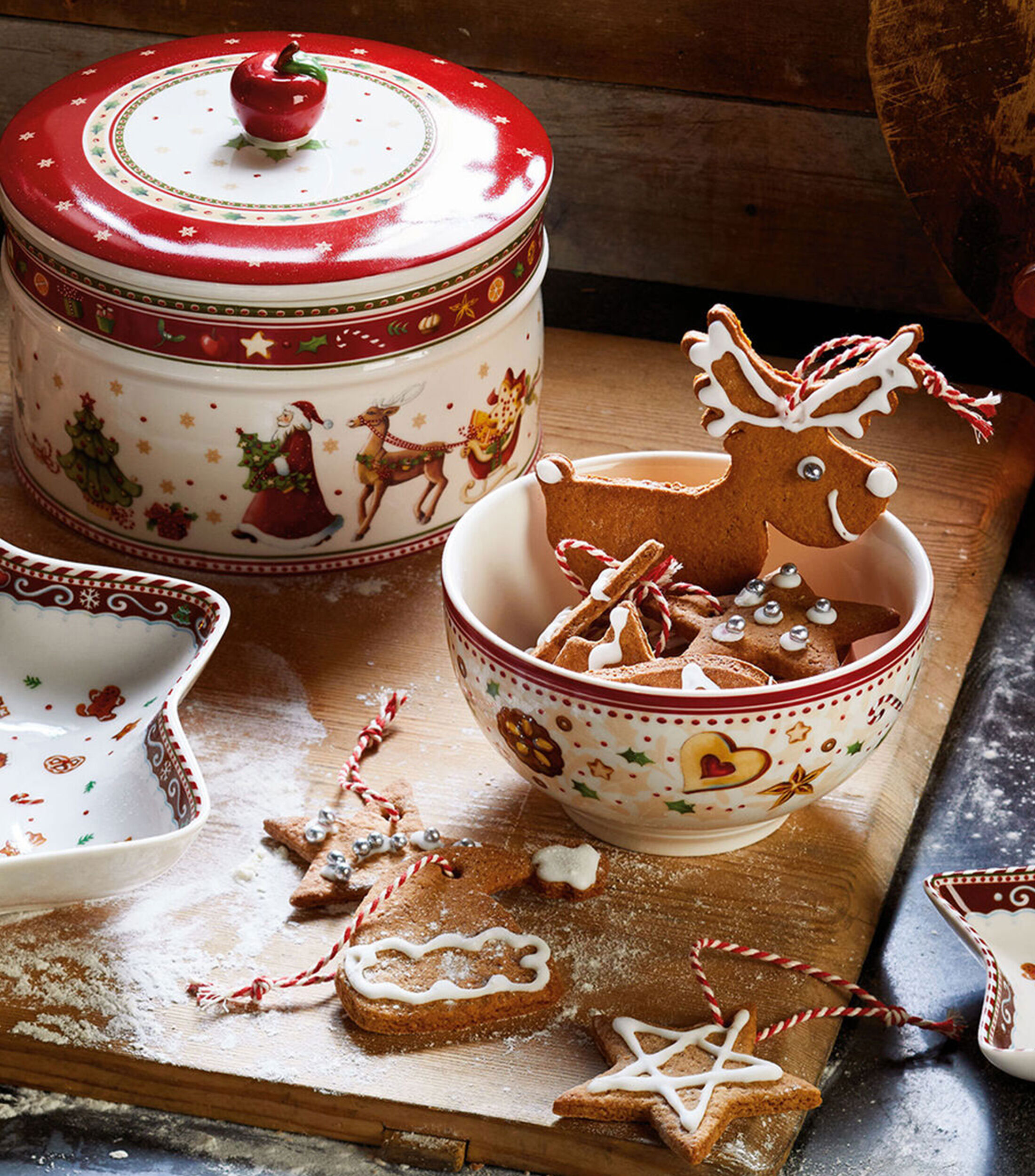 Tazon Winter Bakery Delight en porcelana