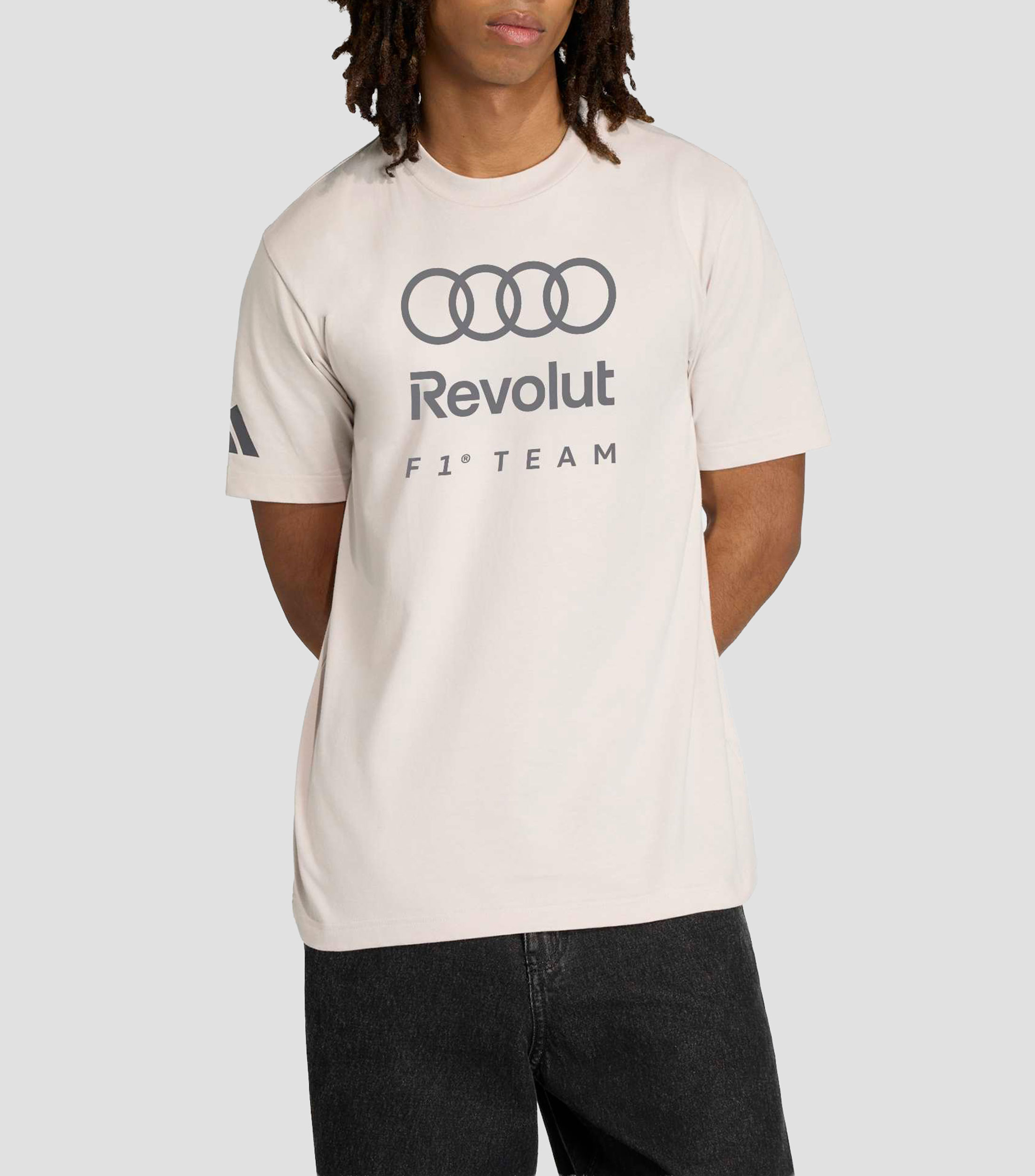 Playera cuello redondo manga corta estampada Hombre