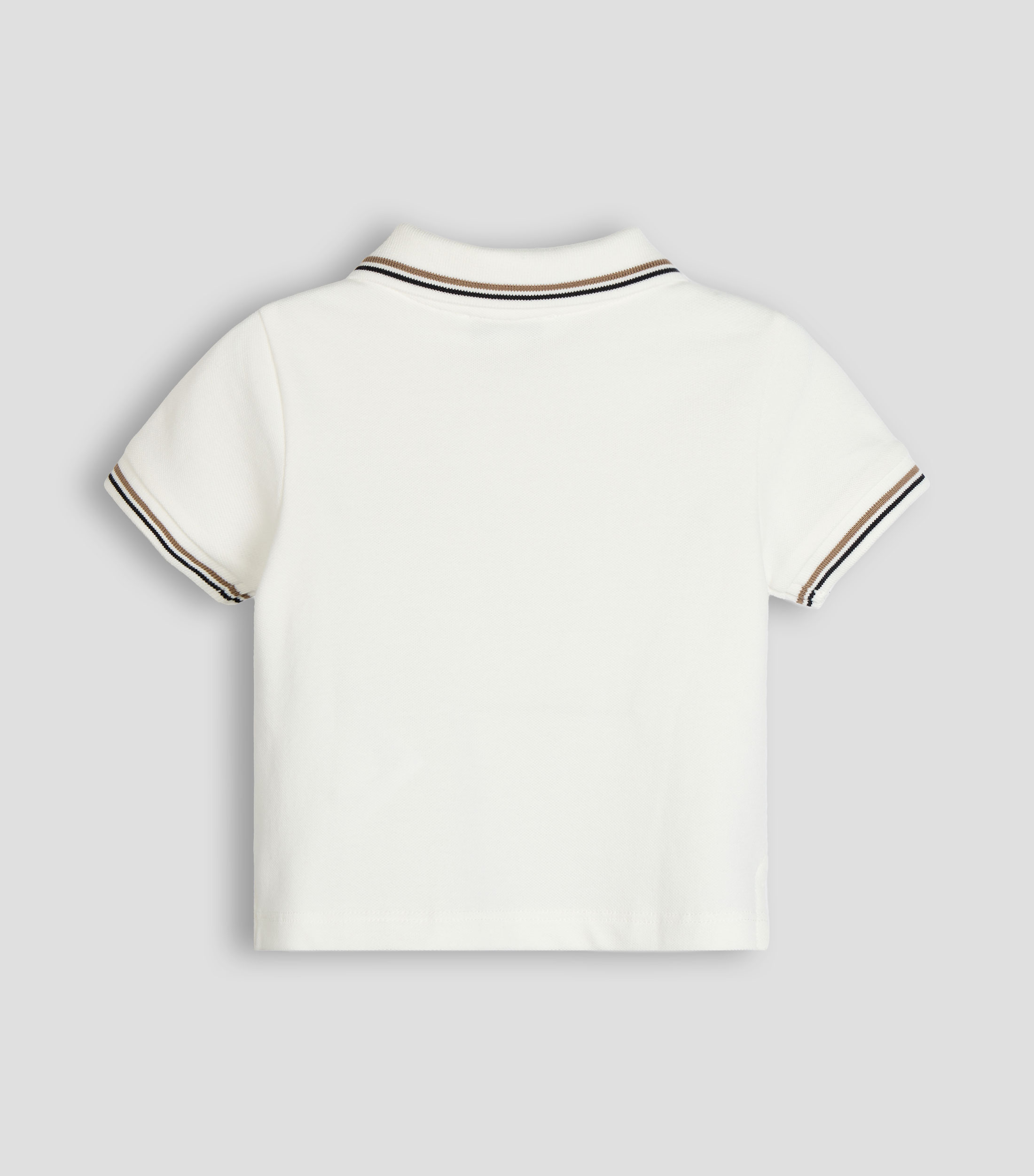 Playera tipo polo manga corta lisa Bebé
