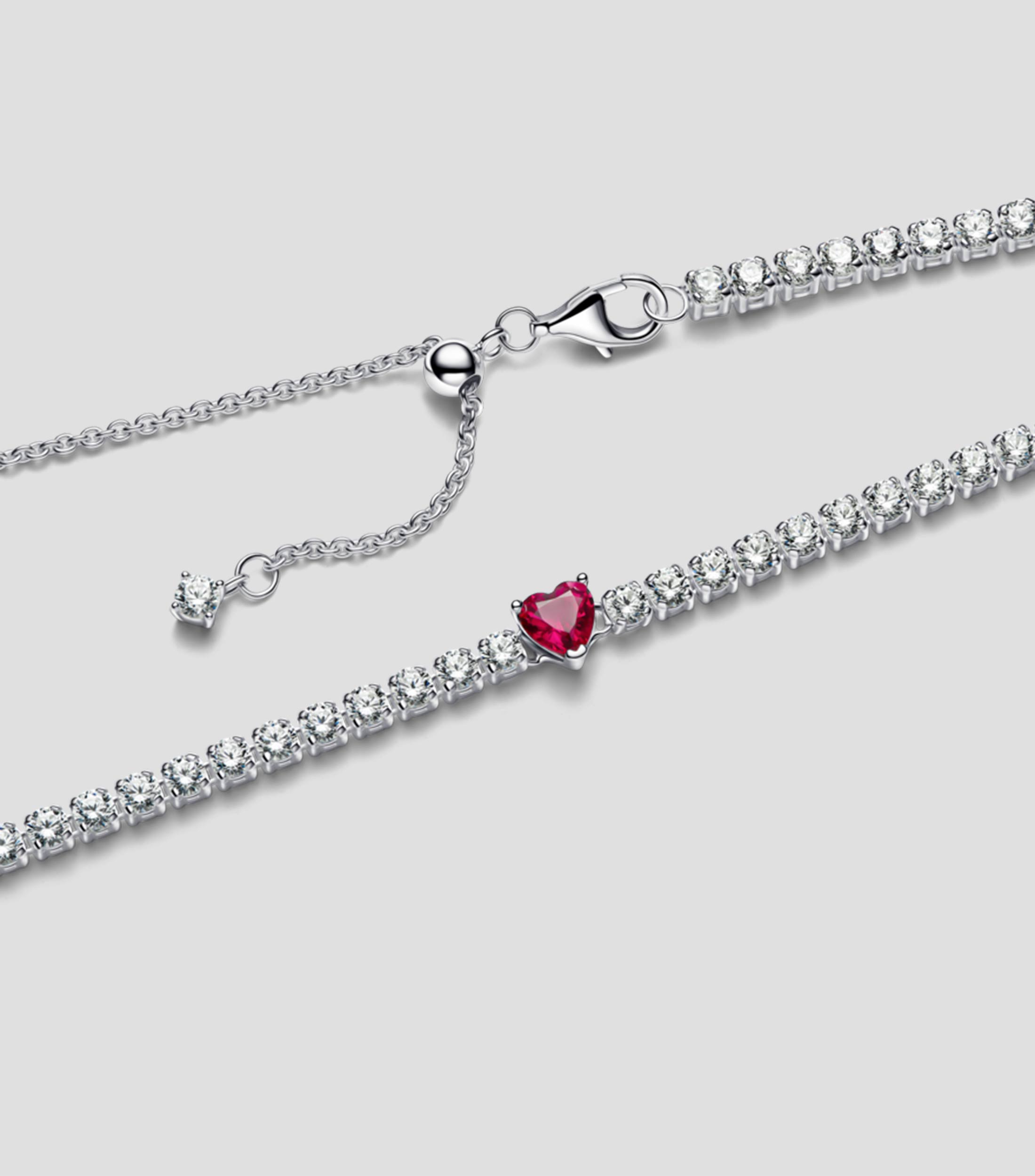 Collar en plata Heart Mujer