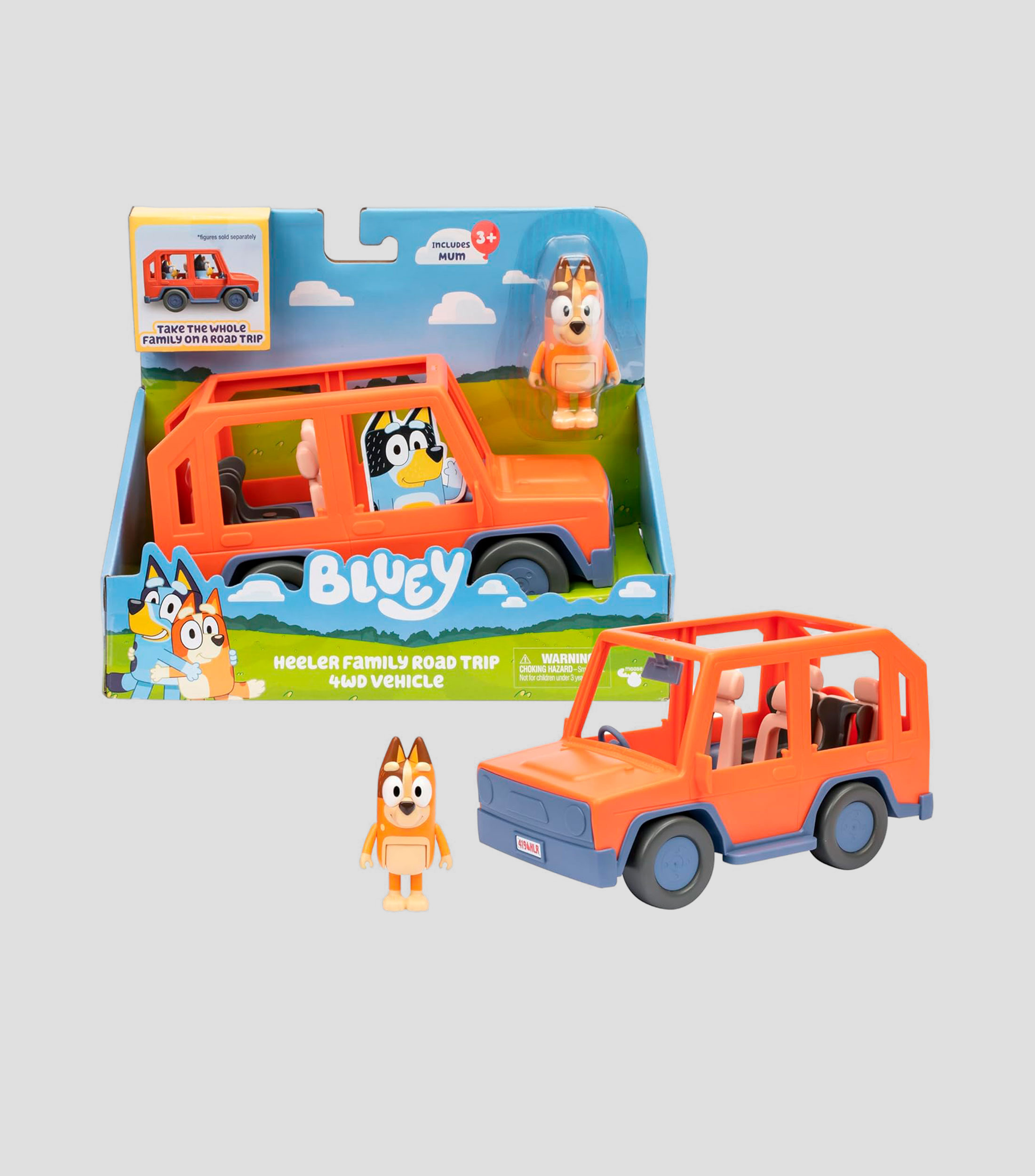 Playset, Bluey 4x4 de la familia Heeler